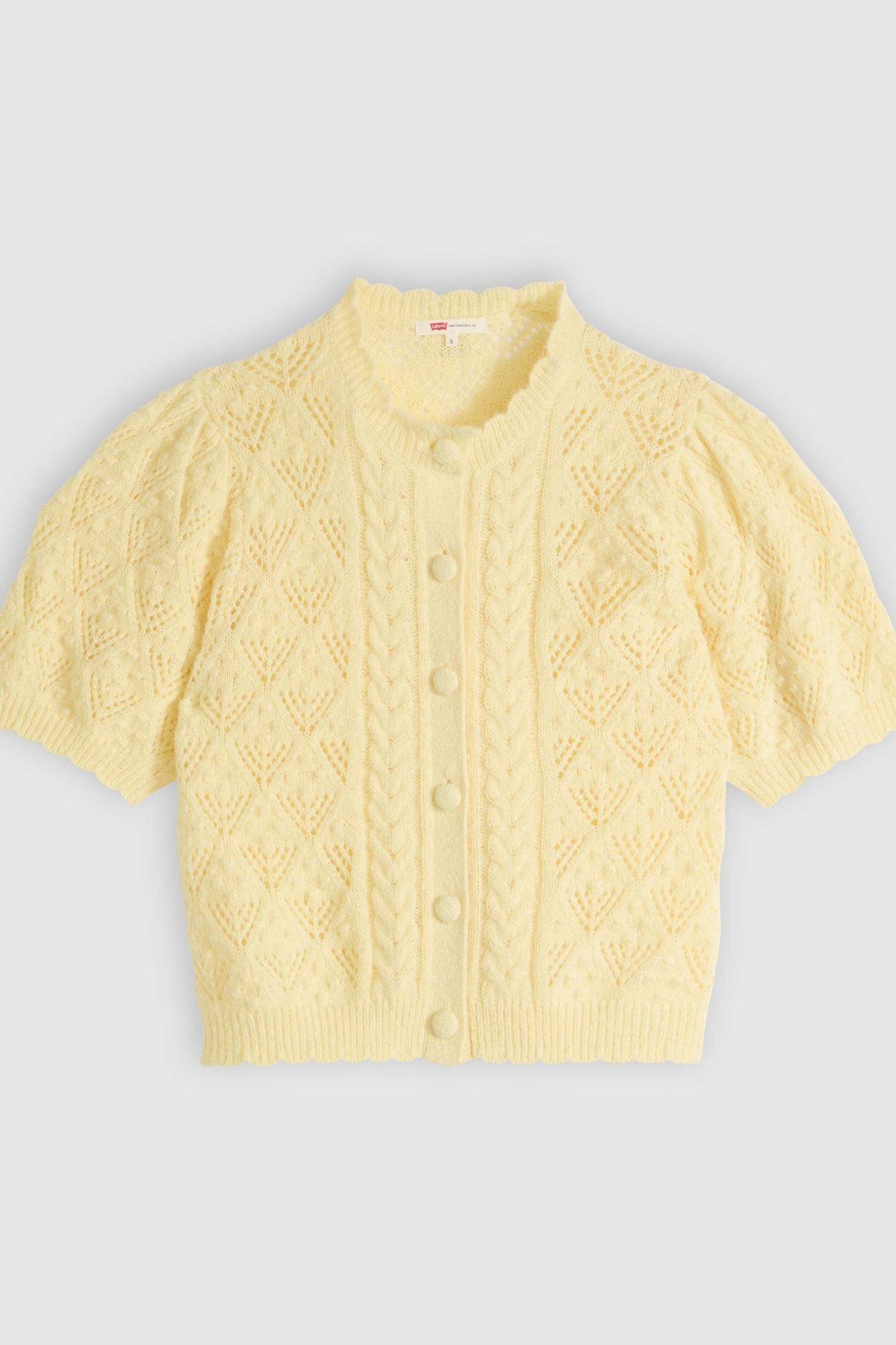 PAULINE POINTELLE SHORT SLEEVE CARDIGAN 4