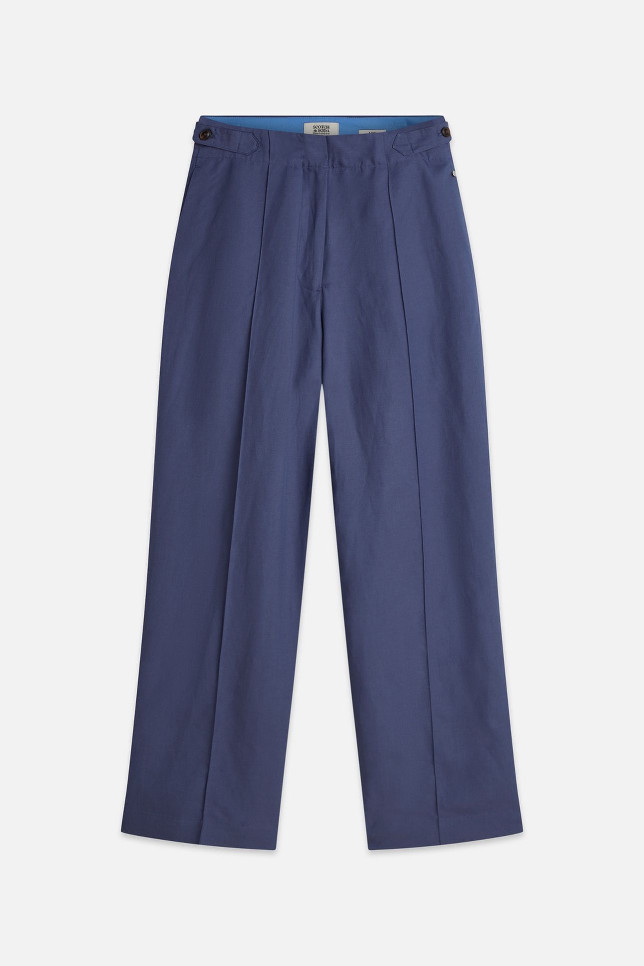 LOU - LYOCELL HIGH RISE WIDE LEG PANTS OCEANA 1