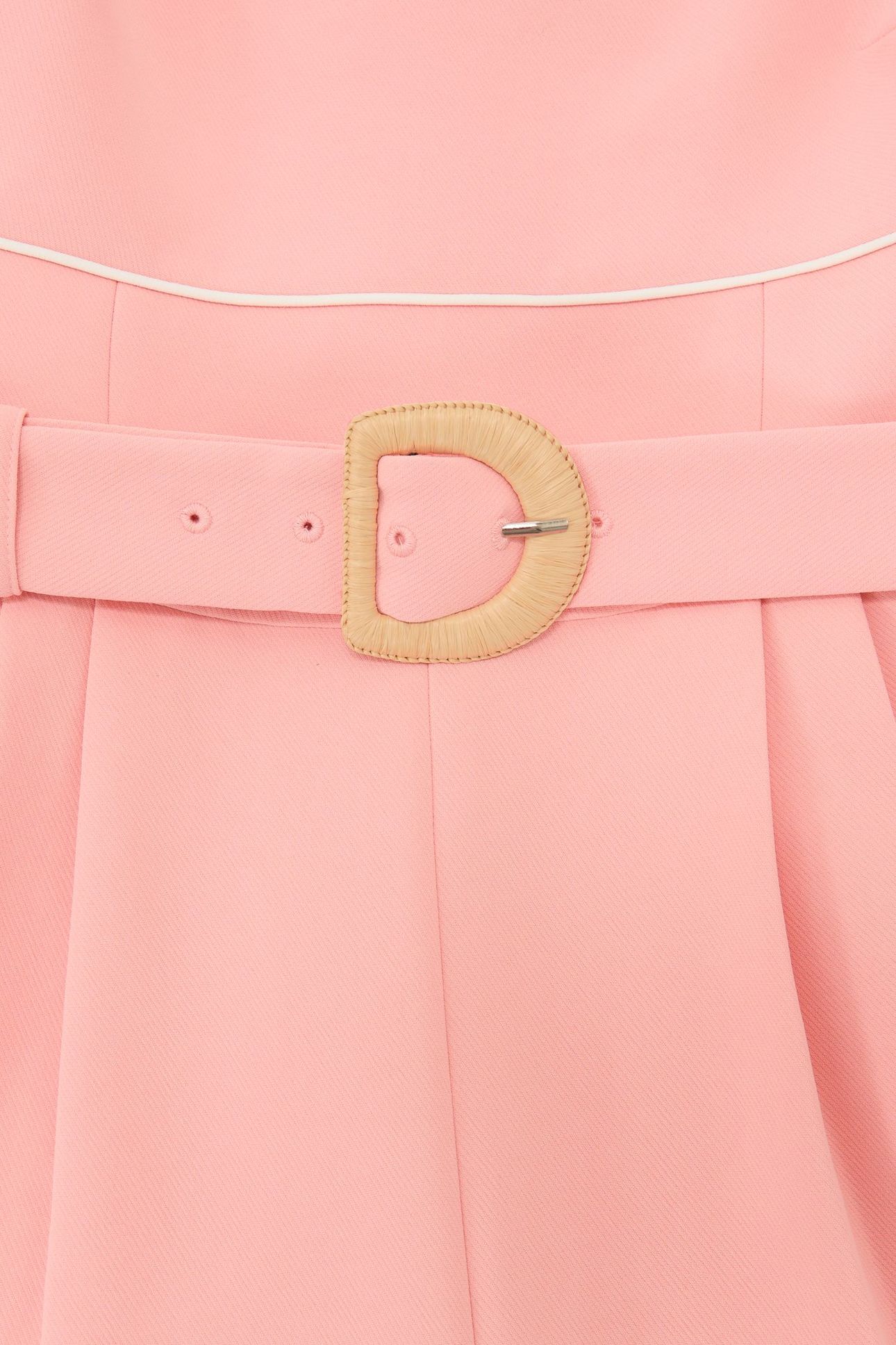 TIPPED STRUCTURED JUMPSUIT PINK 7