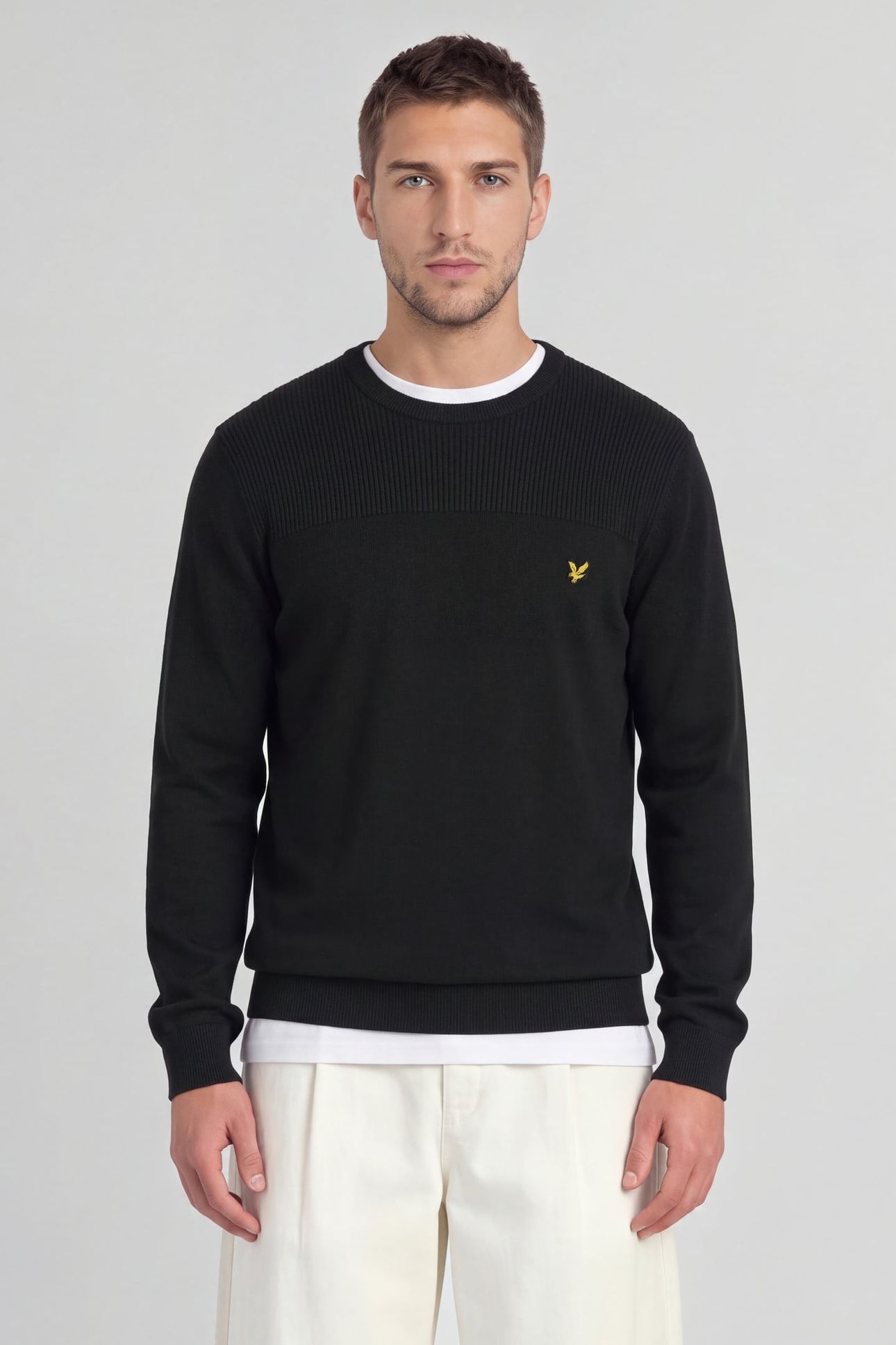 GOLF 1874 CREW NECK PULLOVER JET BLACK 1