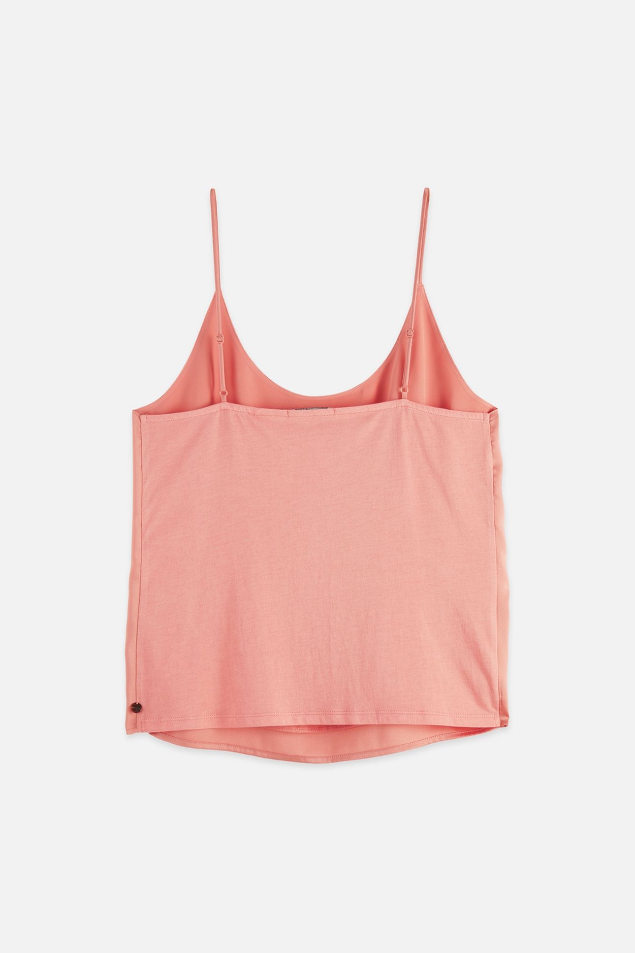SINGLET WOVEN FRONT JERSEY BACK TANK CANYON CLAY 5