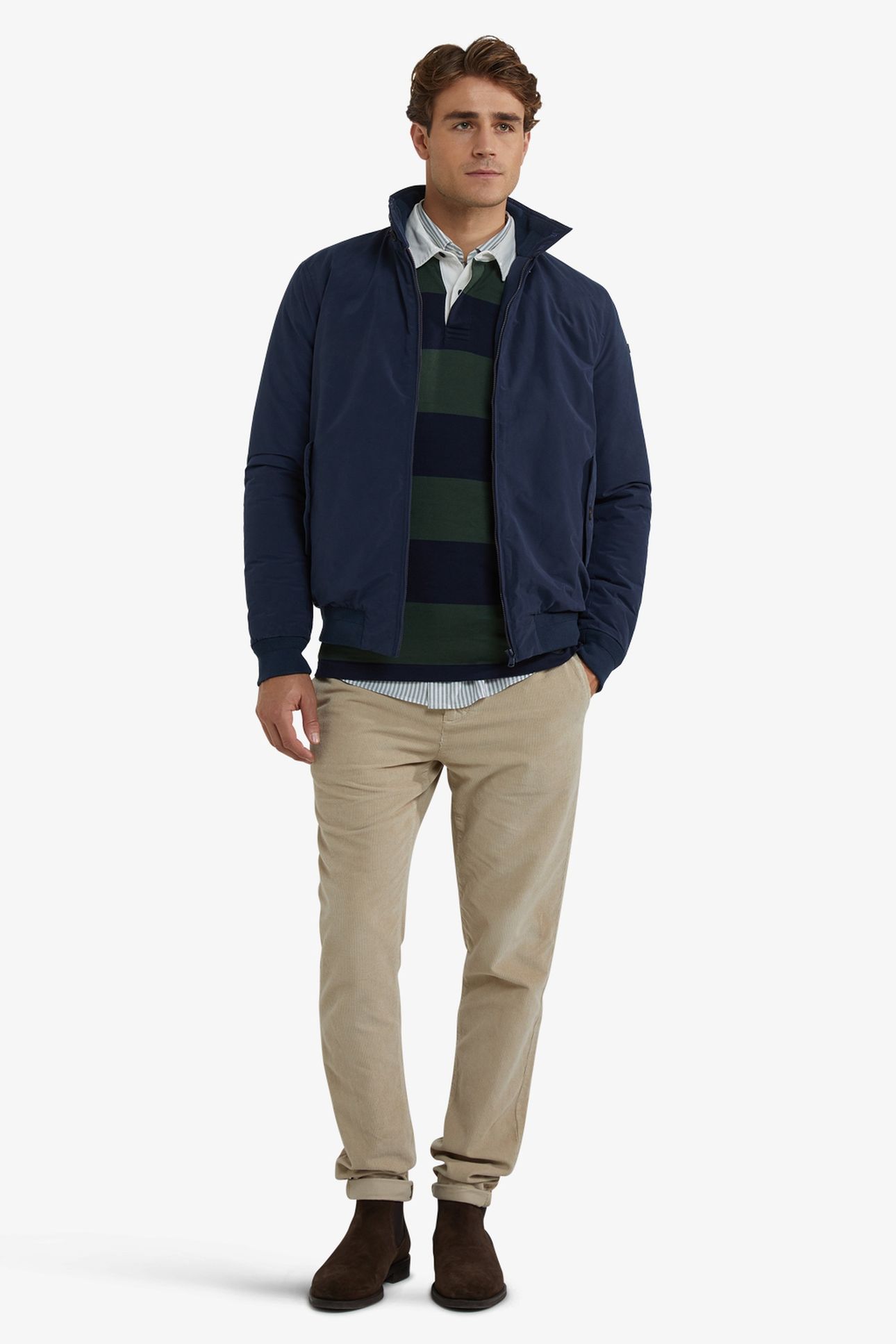 CLASSIC BOMBER JACKET NAVY 3
