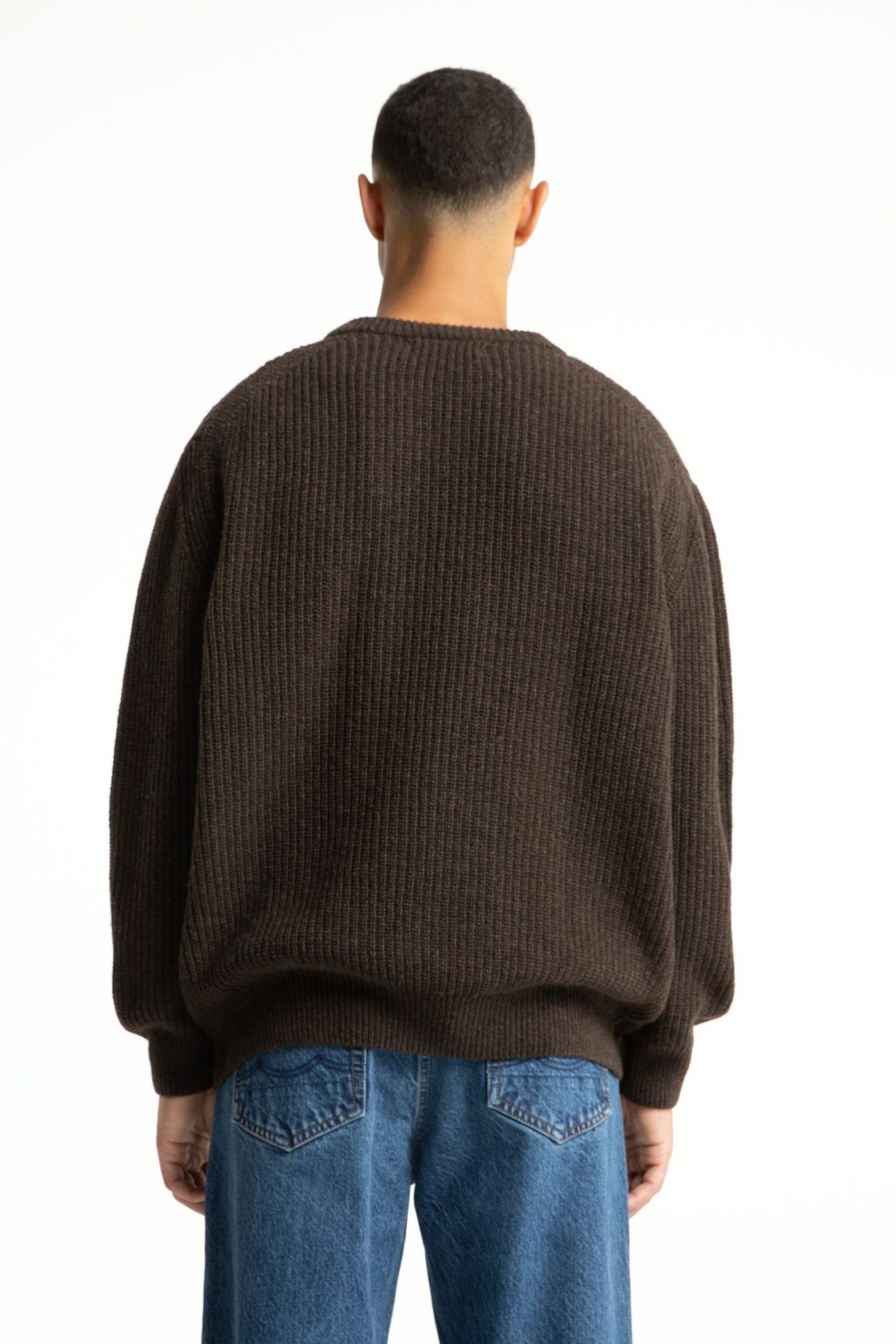 HECTOR KNIT L/S CHOCOLATE BROWN 3