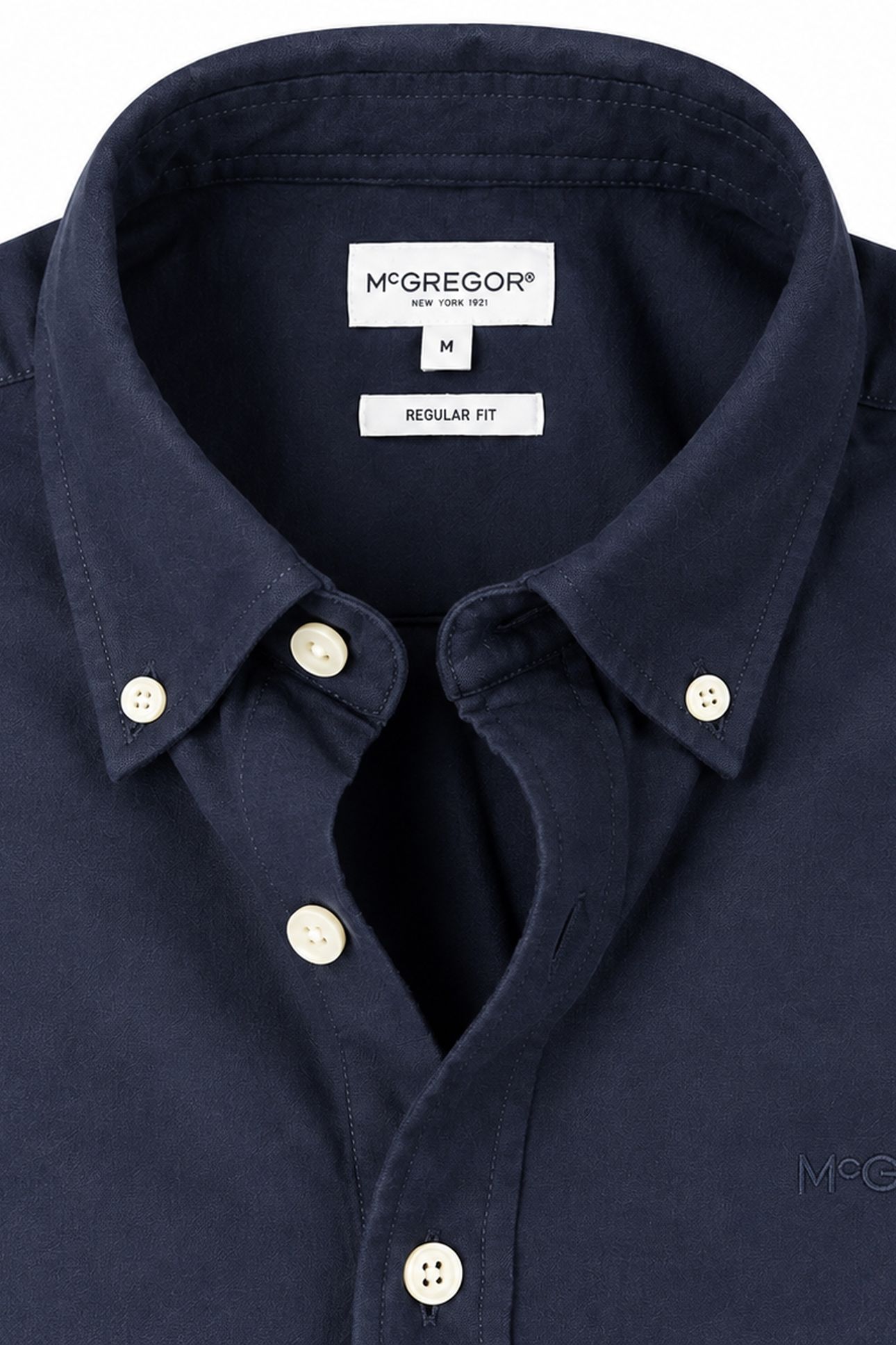 FLANNEL OXFORD SHIRT NAVY 3