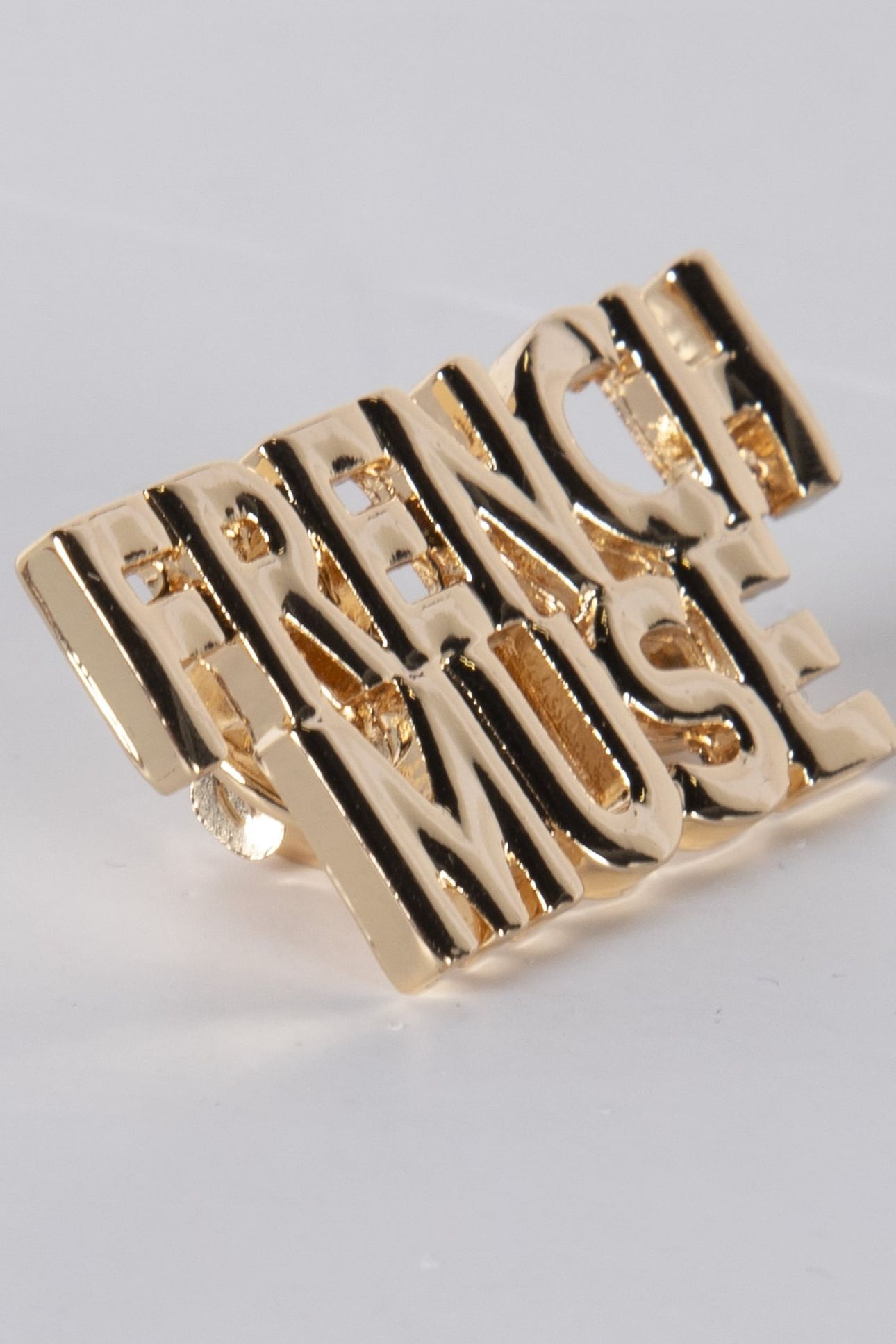 AMUSE - YELLOW METAL MESSAGE BROOCH 4