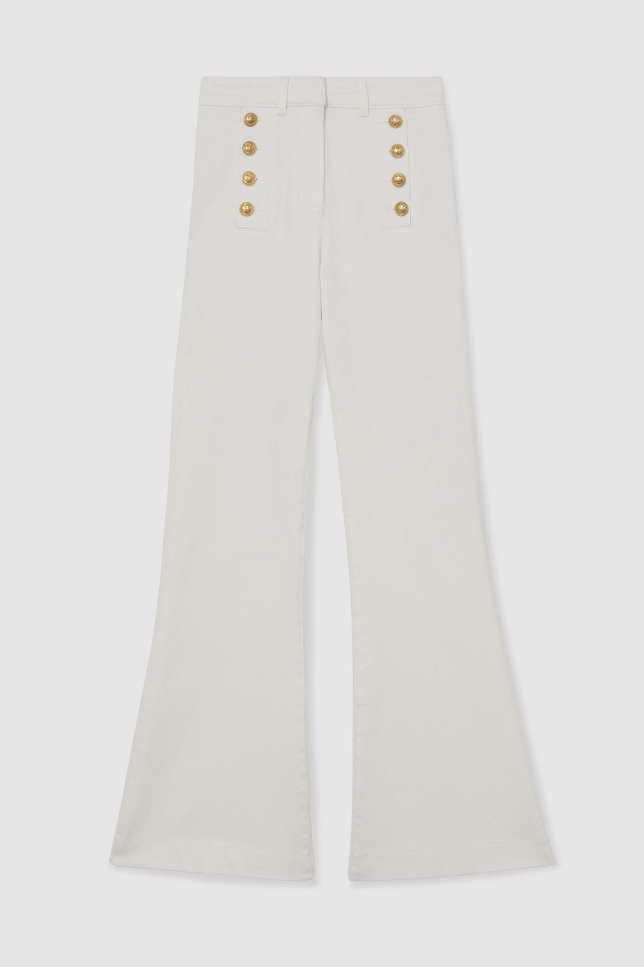 FLARE JEAN WHITE 7