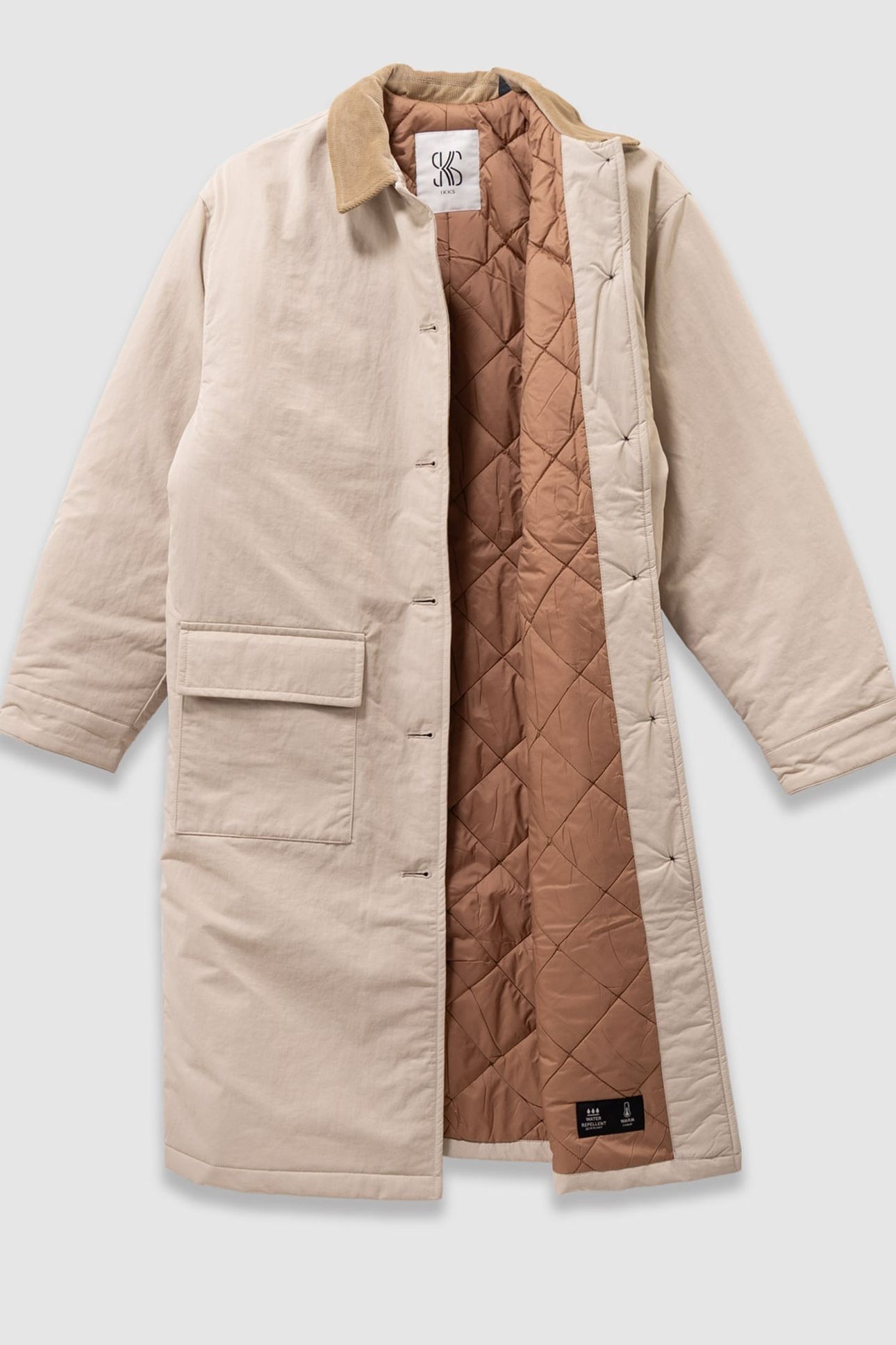 GIRLS’ BEIGE TRENCH COAT WITH VELVET COLLAR 3