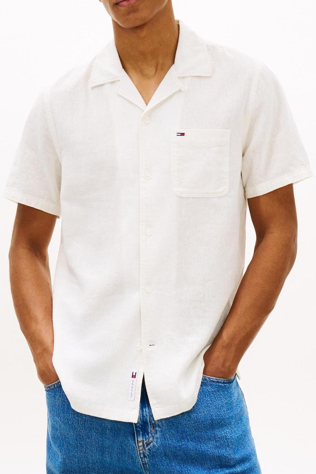 TJM REG LINEN BLEND ECRU 3