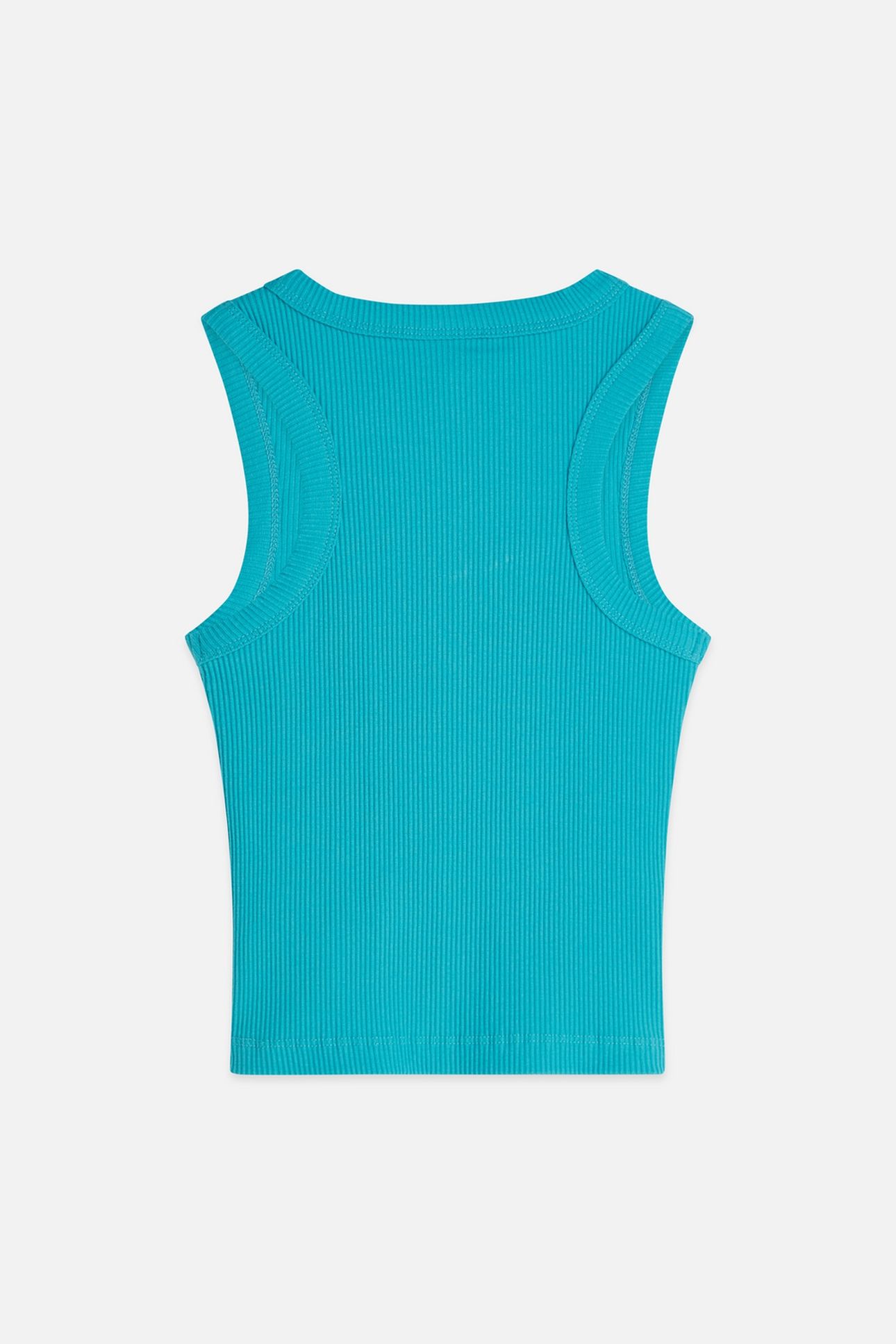 GIRLS SEASONAL CORE RIBBED SLIMFIT TANK TOP NAVY 2
