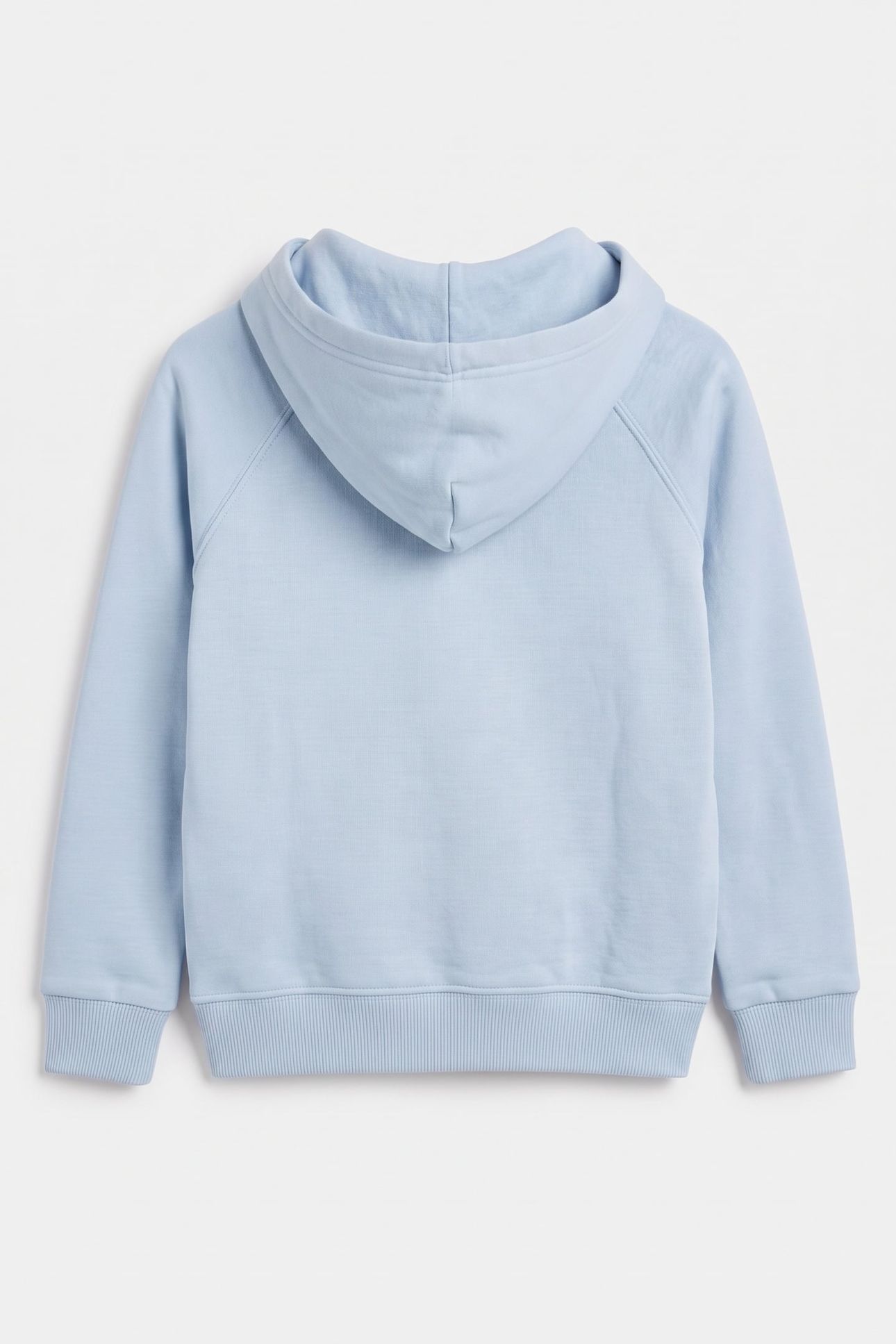 KIDS UNISEX ARCHIVE SHIELD RAGLAN HOODIE CALMING BLUE 3