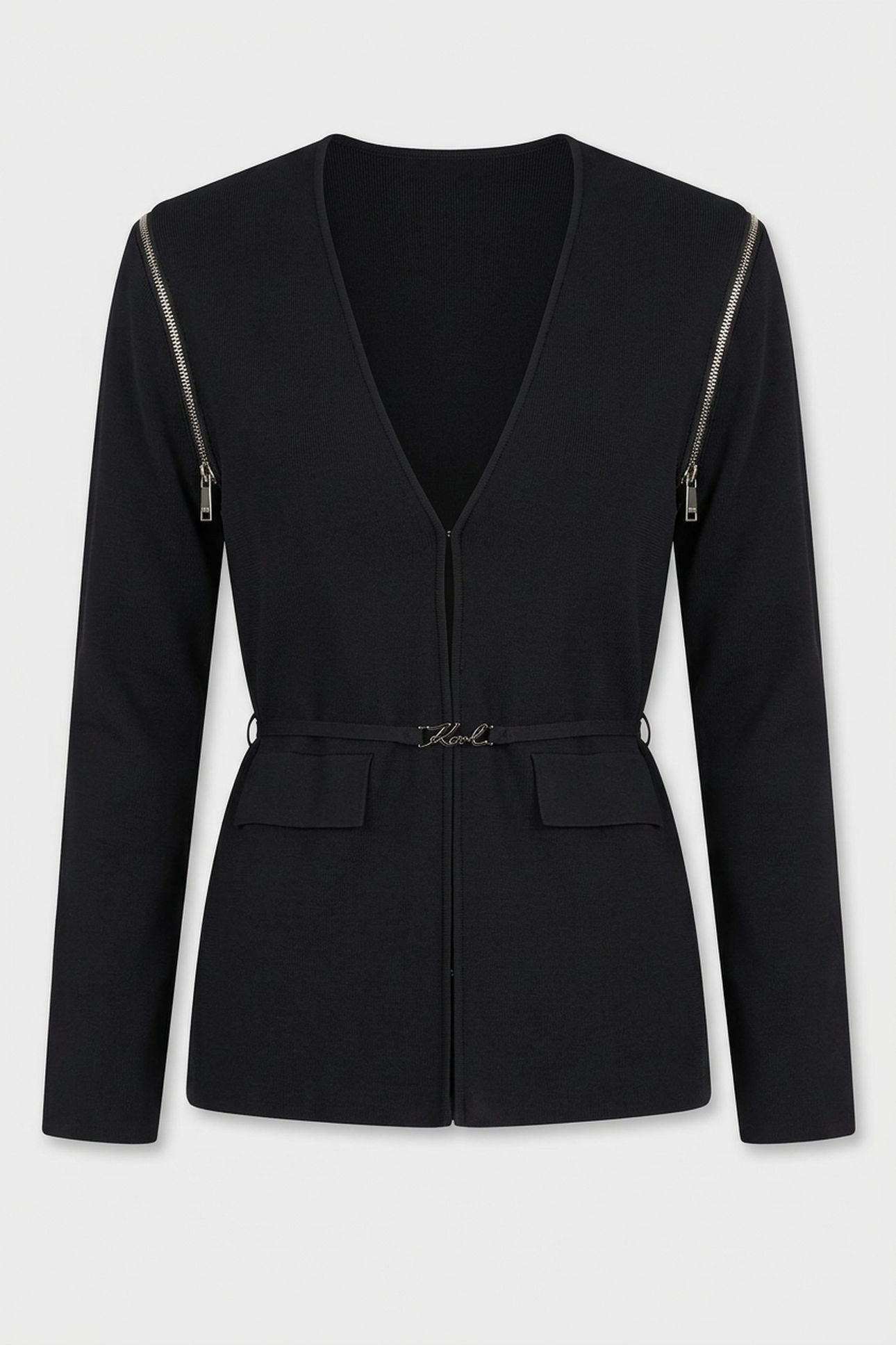 TRANSFORMER KNIT CARDIGAN BLACK 3