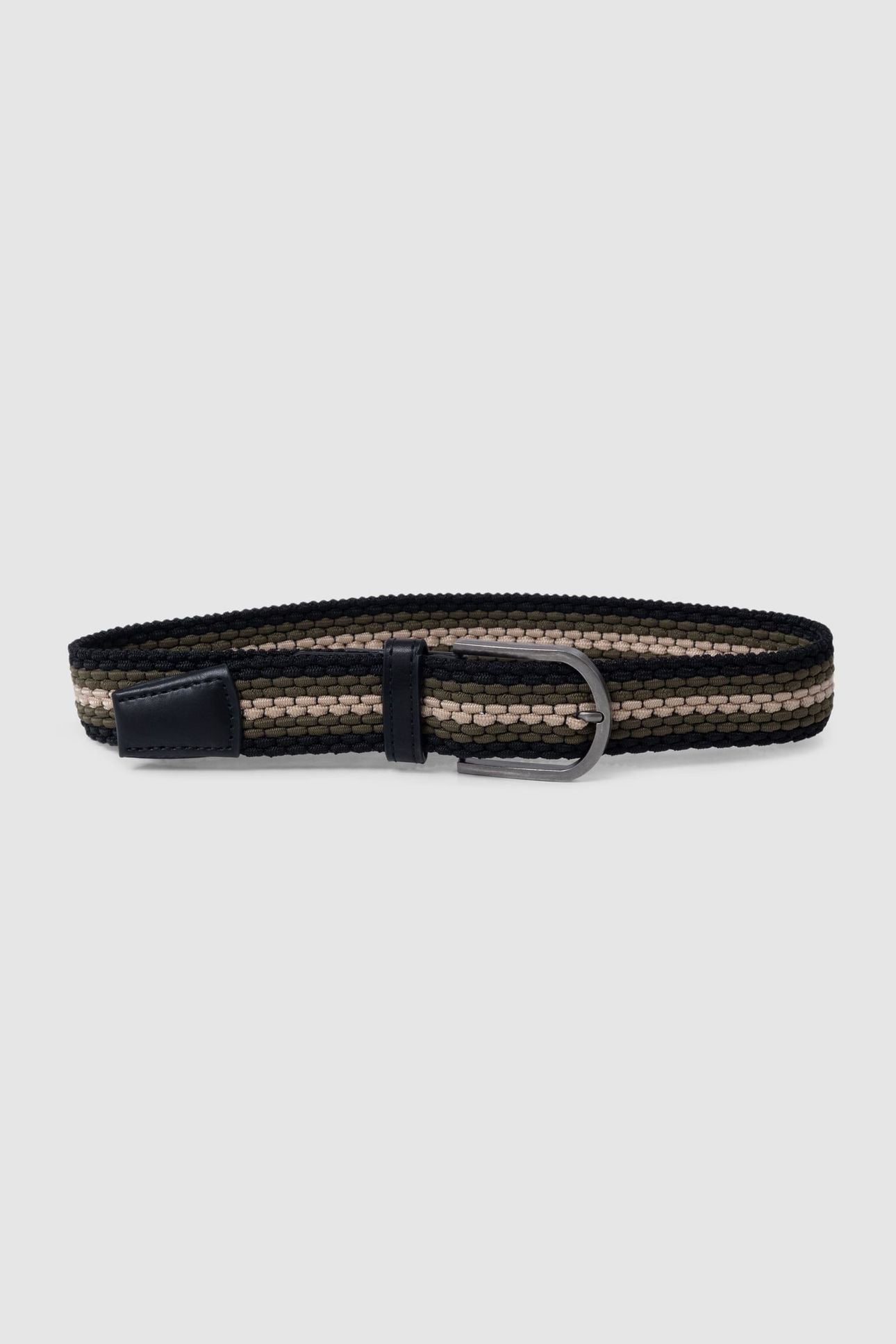 BOY'S BLACK SLIM JEANS WITH REMOVABLE BRAIDED WAISTBAND 3
