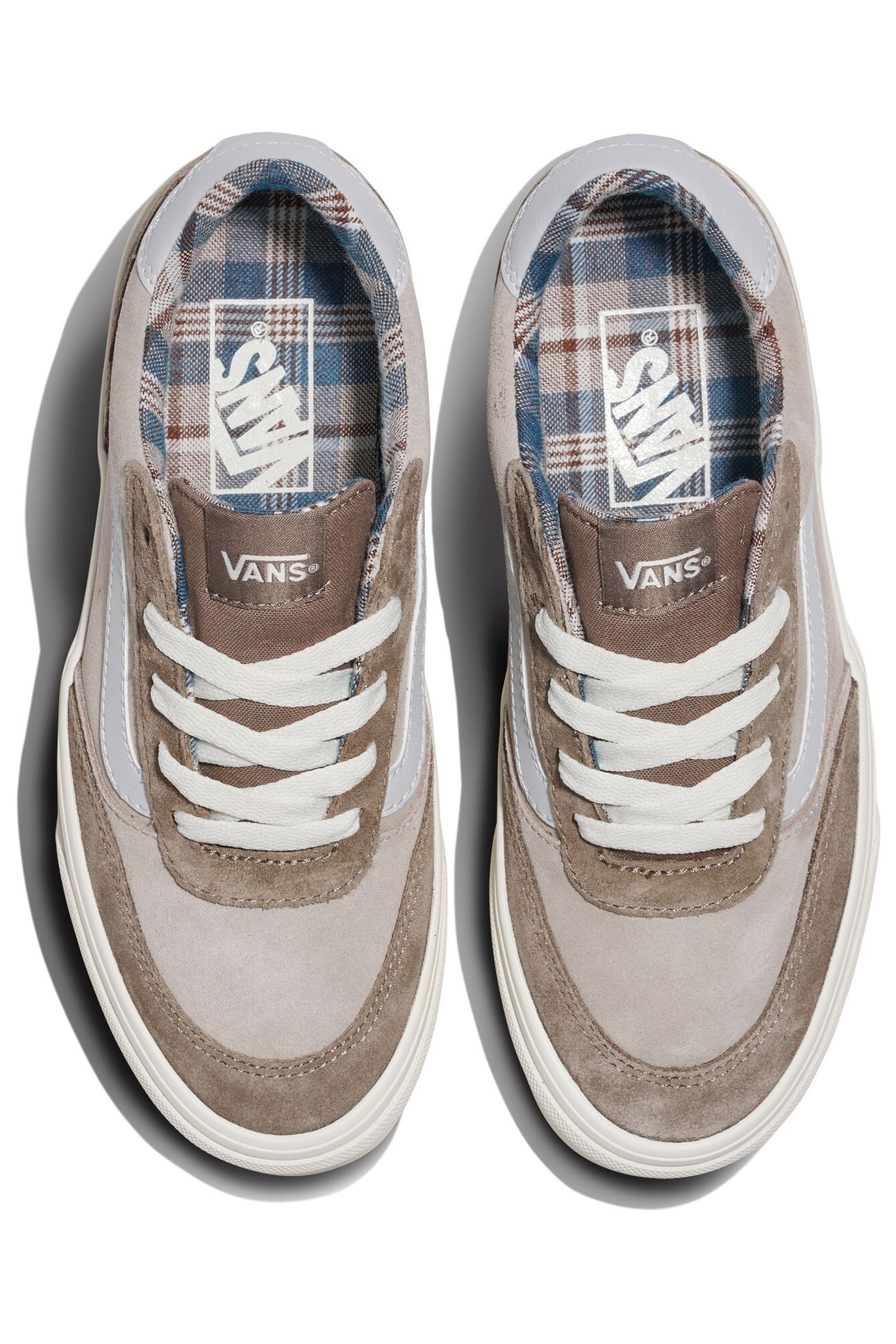 BROOKLYN LS OUTDOOR PLAID WARM TAUPE 5