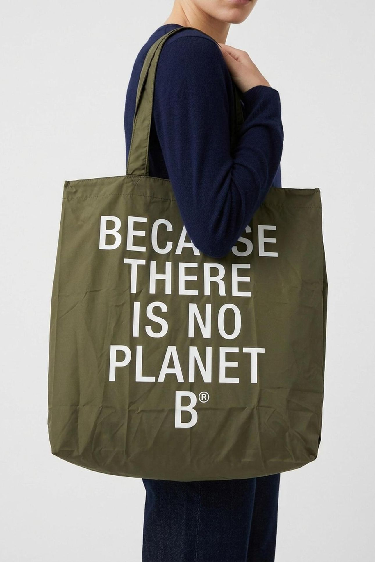 LEFTOVER SHOPPING BAG ARMY GREEN 1