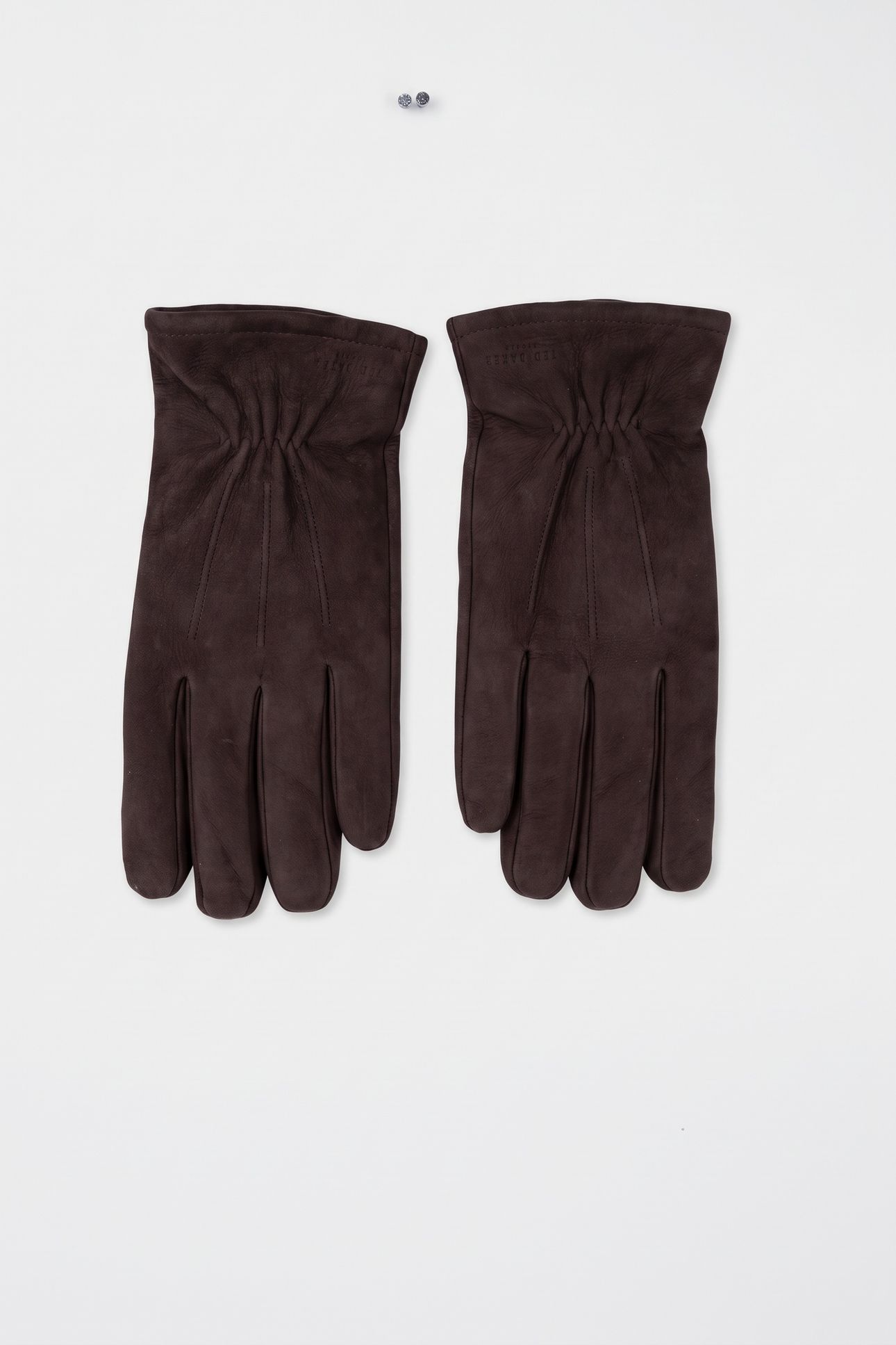 SUEDE LEATHER GLOVES BROWN 2