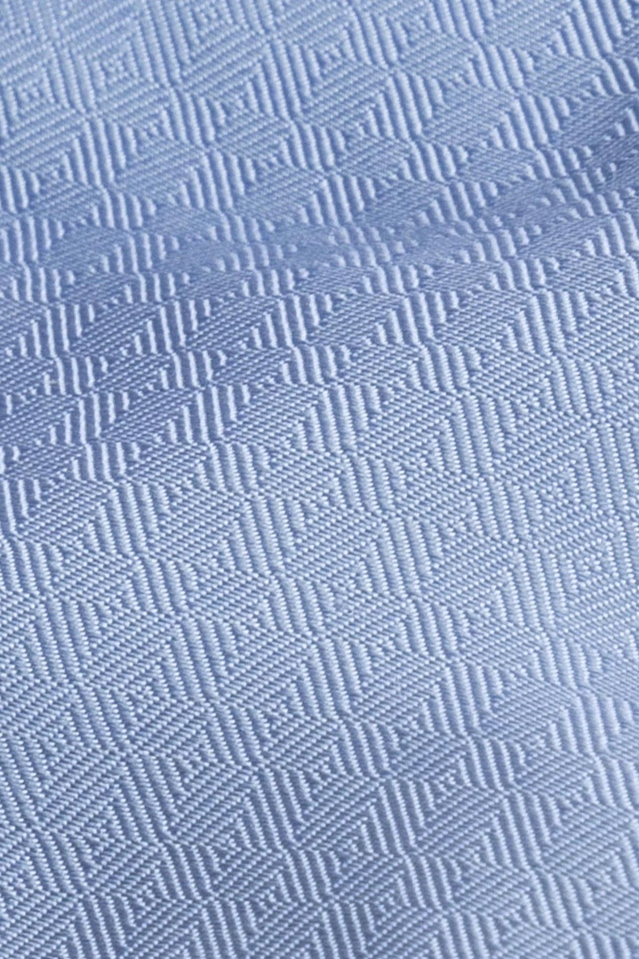 TONAL GRID SILK TIE VISTA BLUE 2