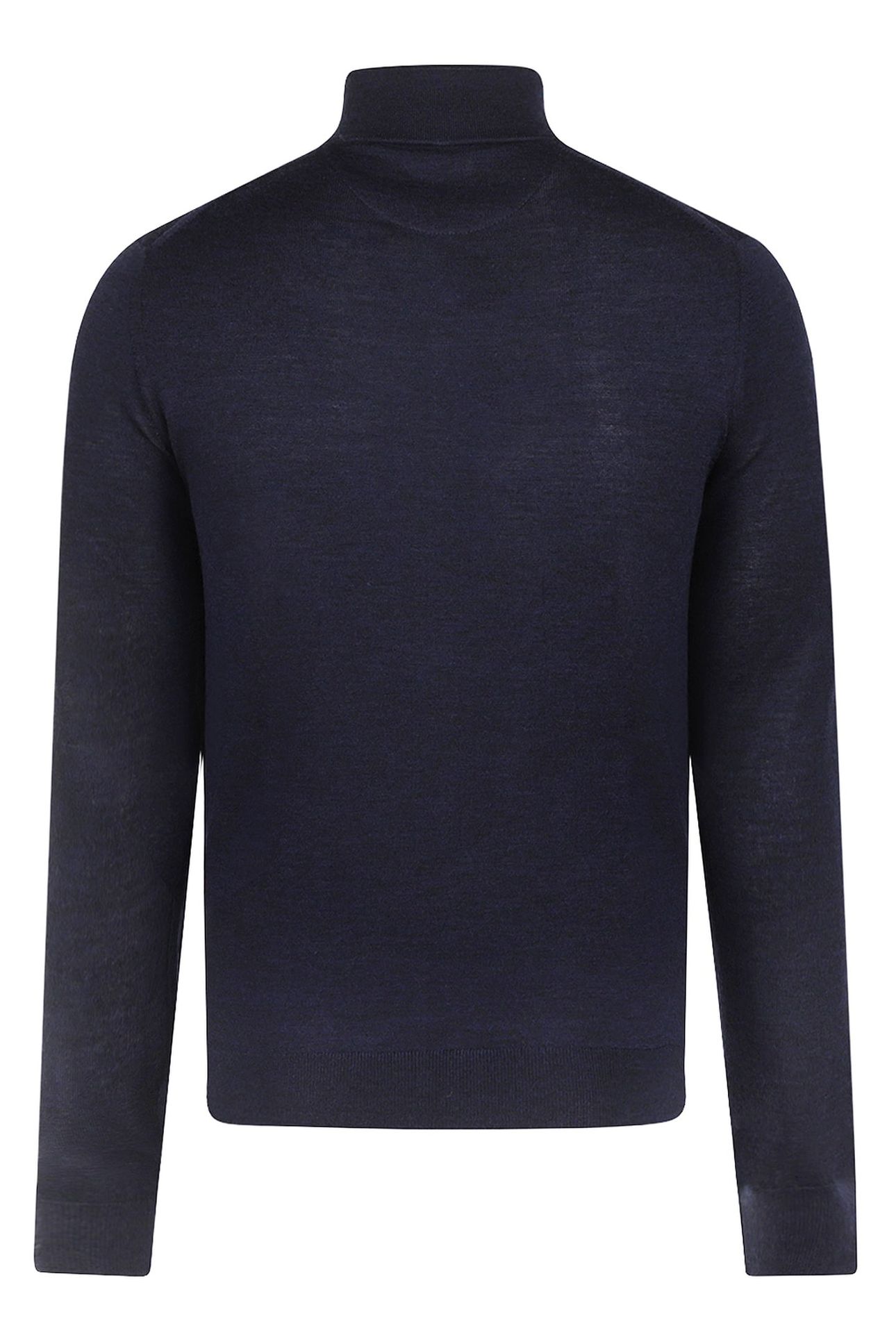 FINE MERINO ZIP THRU CARDIGAN NAVY 2