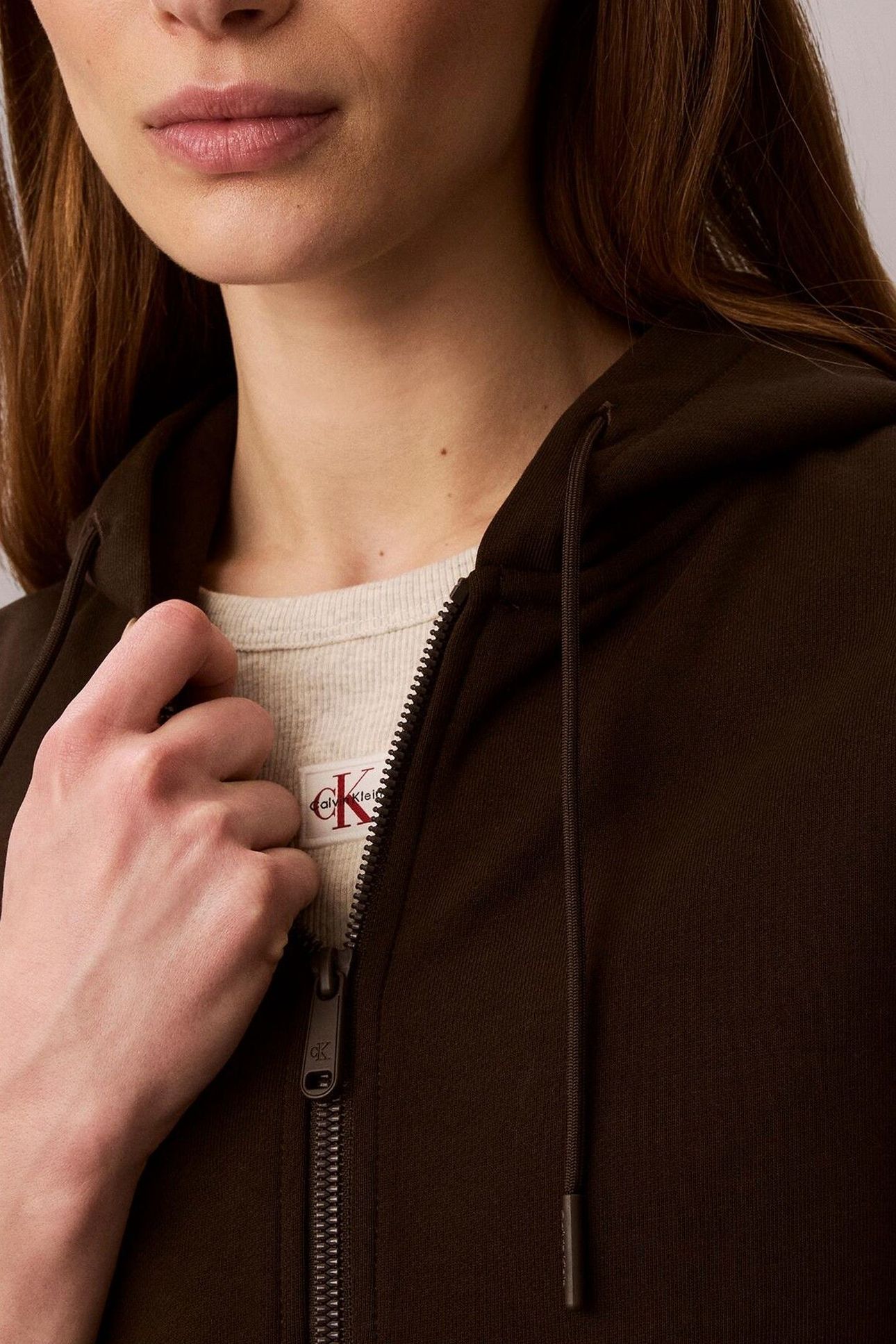LS TERRY LOGO WAIST DARK COFFEE 6