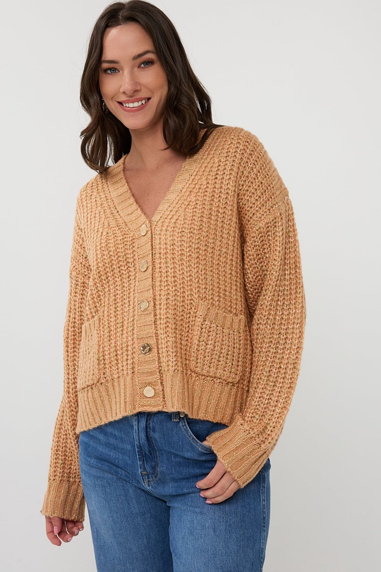 CARDIGAN OVERSIZE LUREX CANDY 1