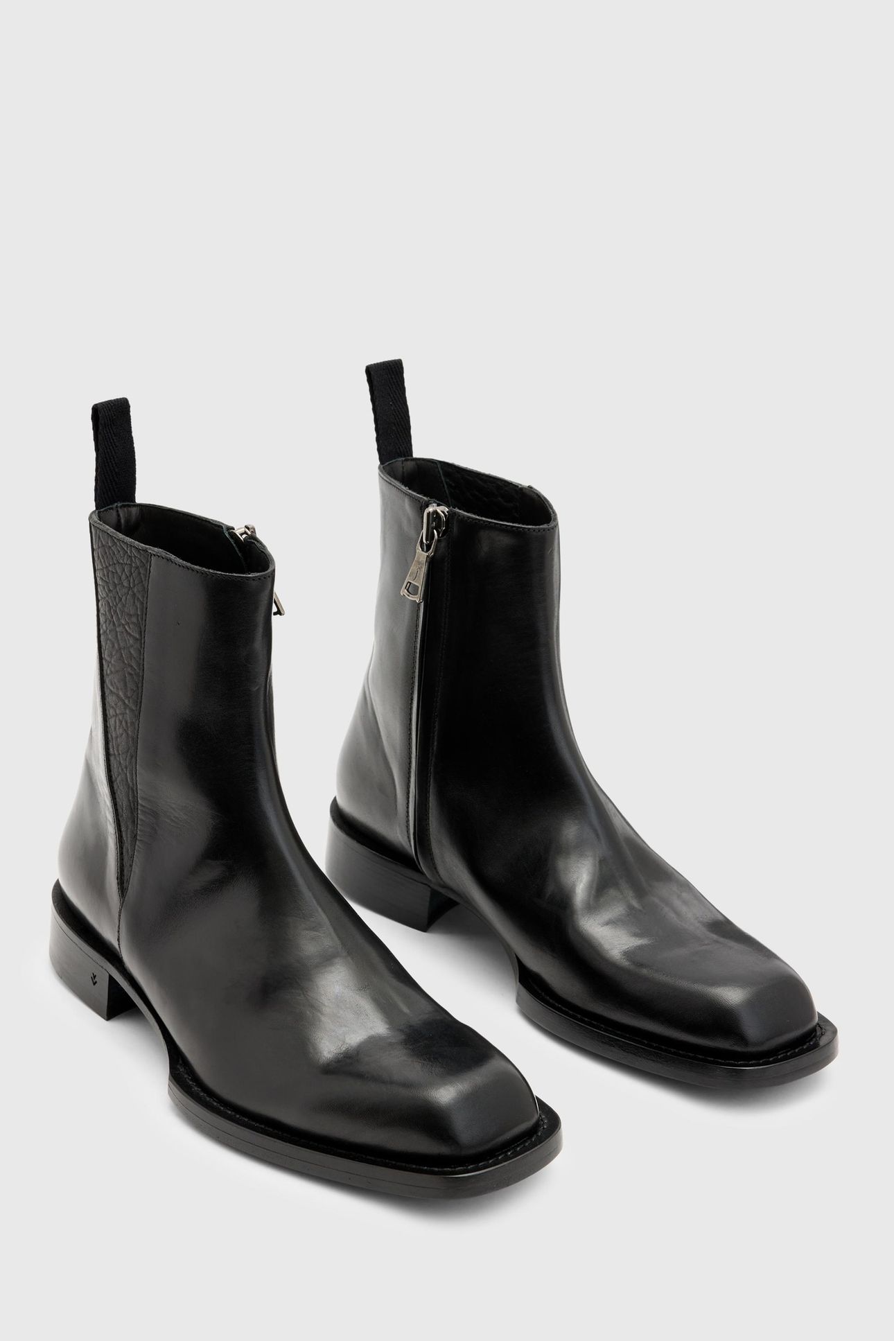 GEO ZIP BOOT BLACK 1