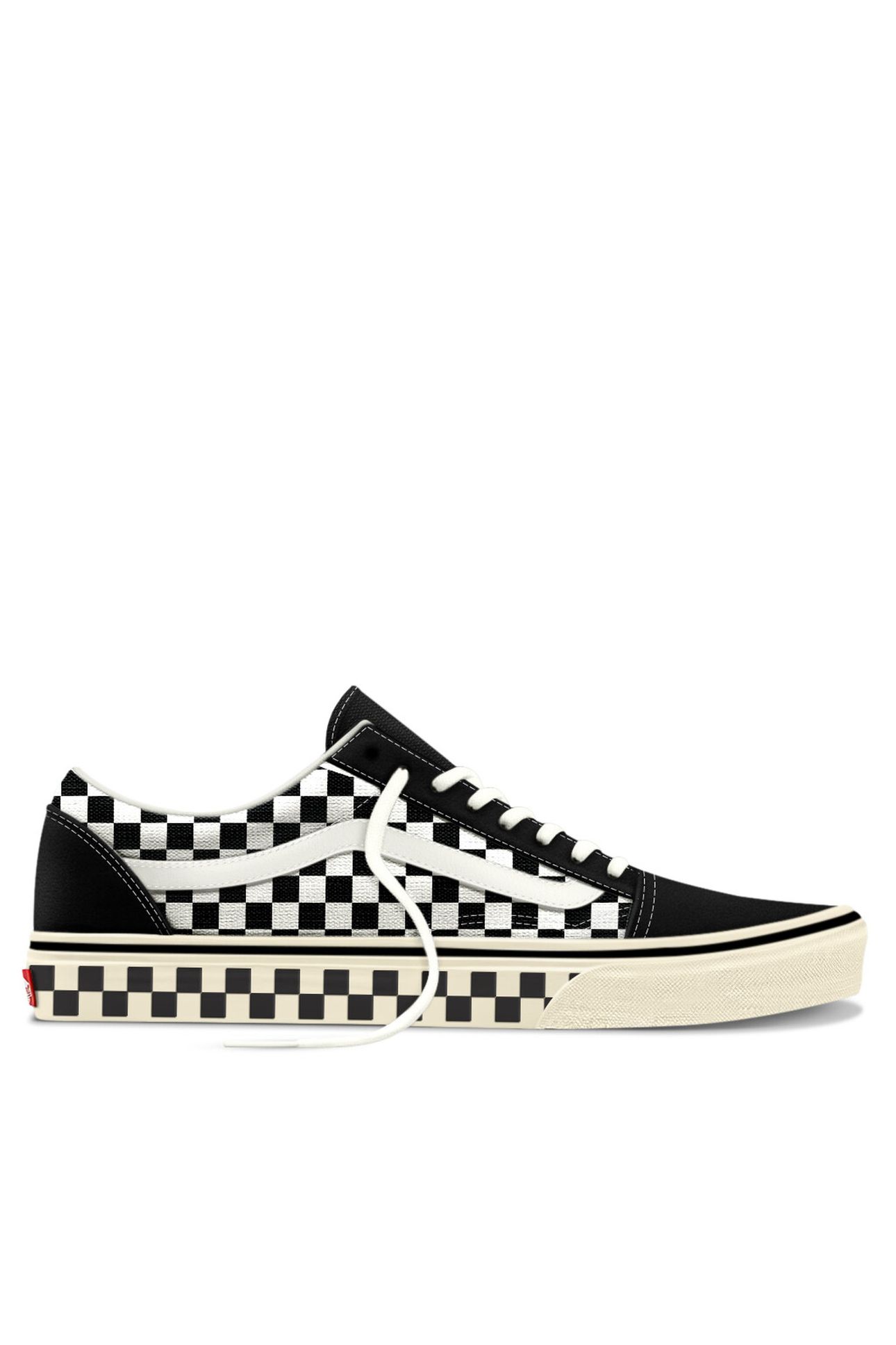 UNISEX OLD SKOOL CHECKERBOARD BLACK/MARSHMALLOW 1