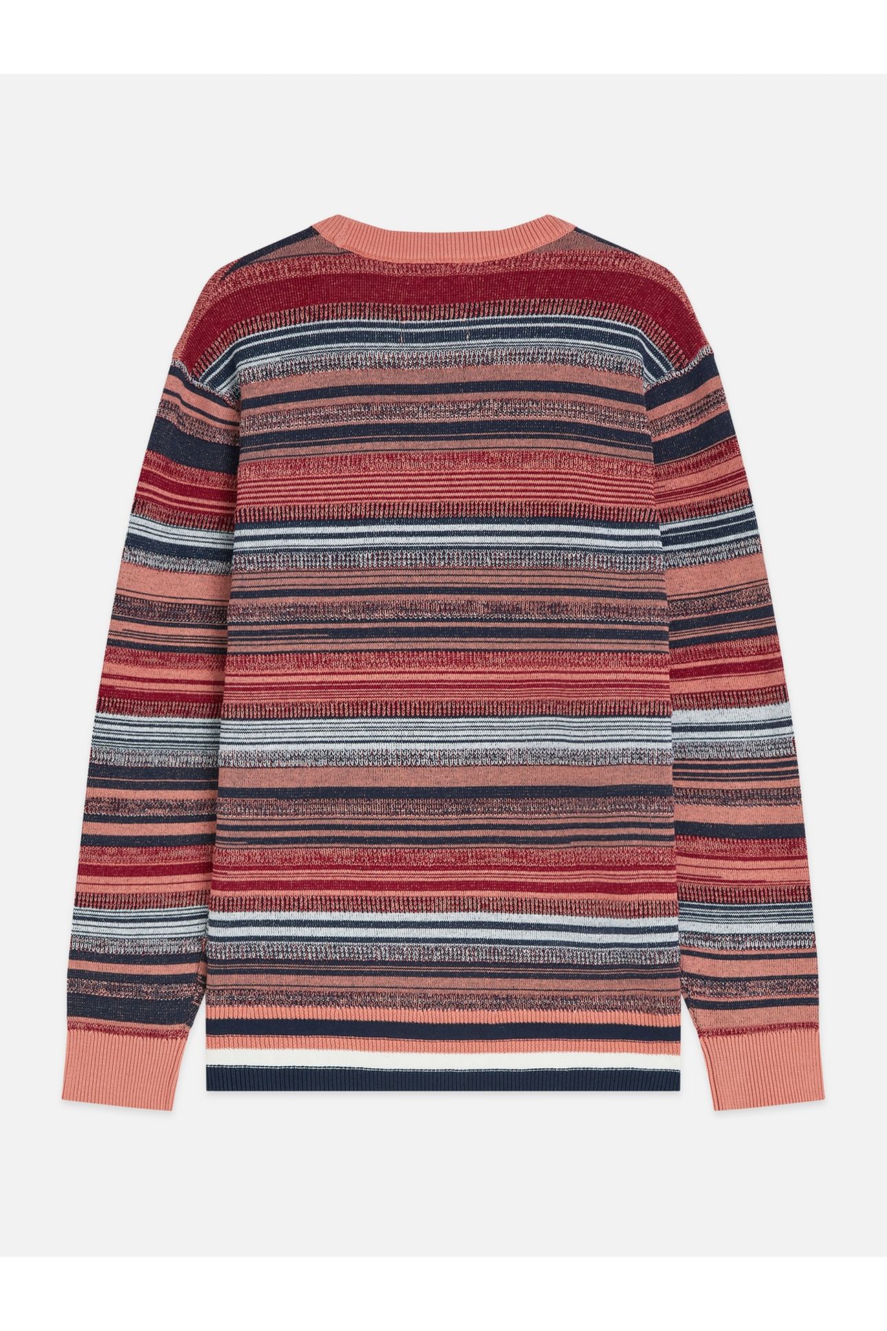 STRIPED REGULARFIT PULLOVER BRIGHT RED 2