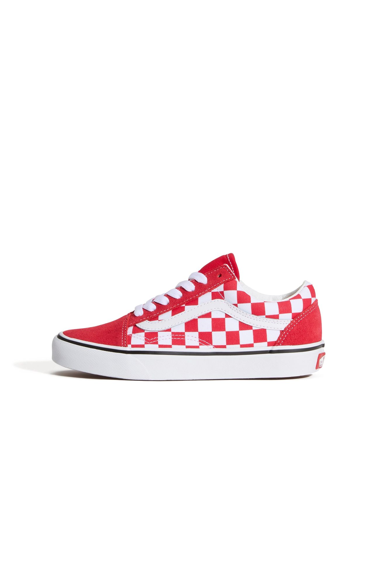 JUNIOR OLD SKOOL COLOR THEORY CHECKERBOARD RACING RED 2