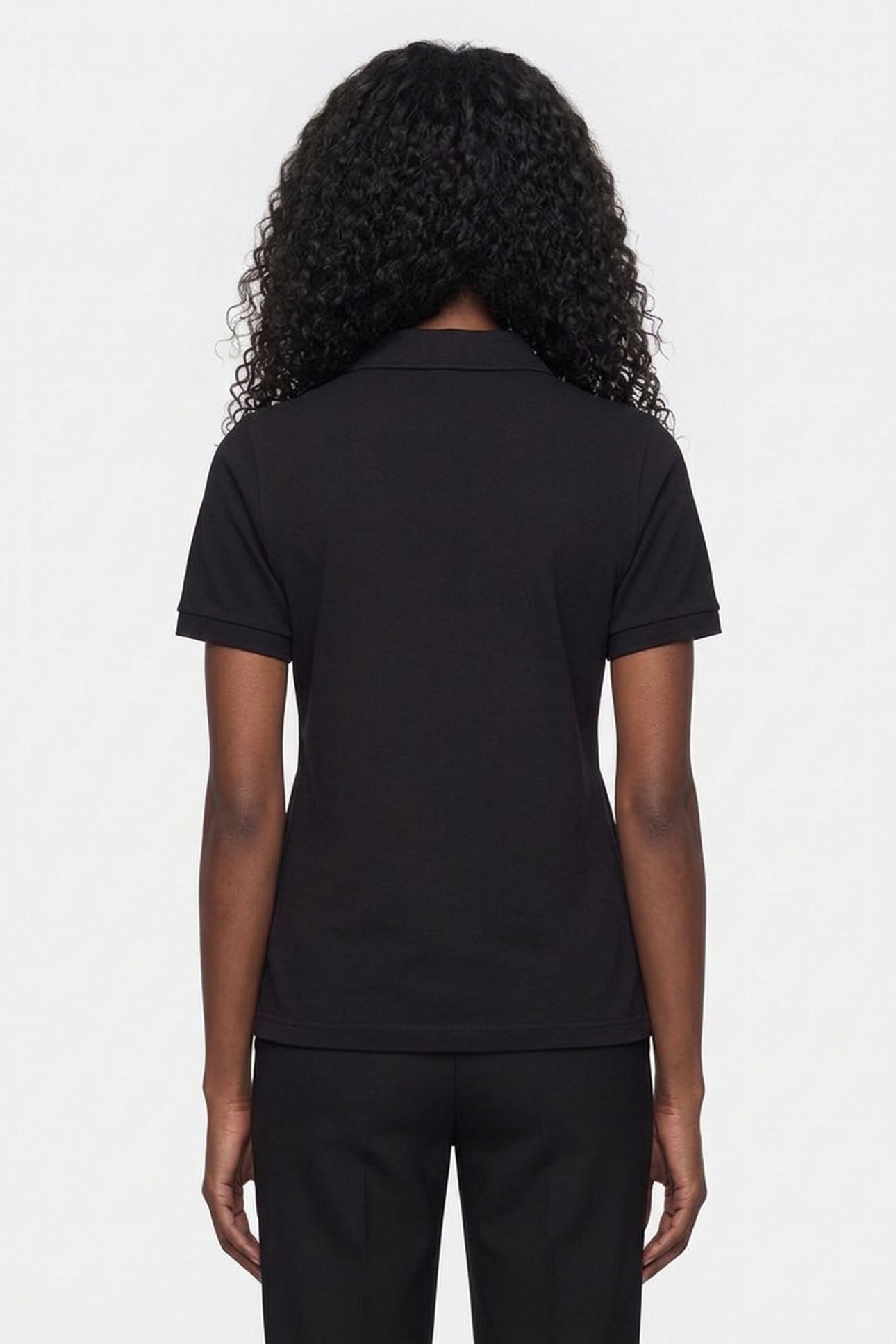POLO FITTED SHORT SLEEVE BLACK 3