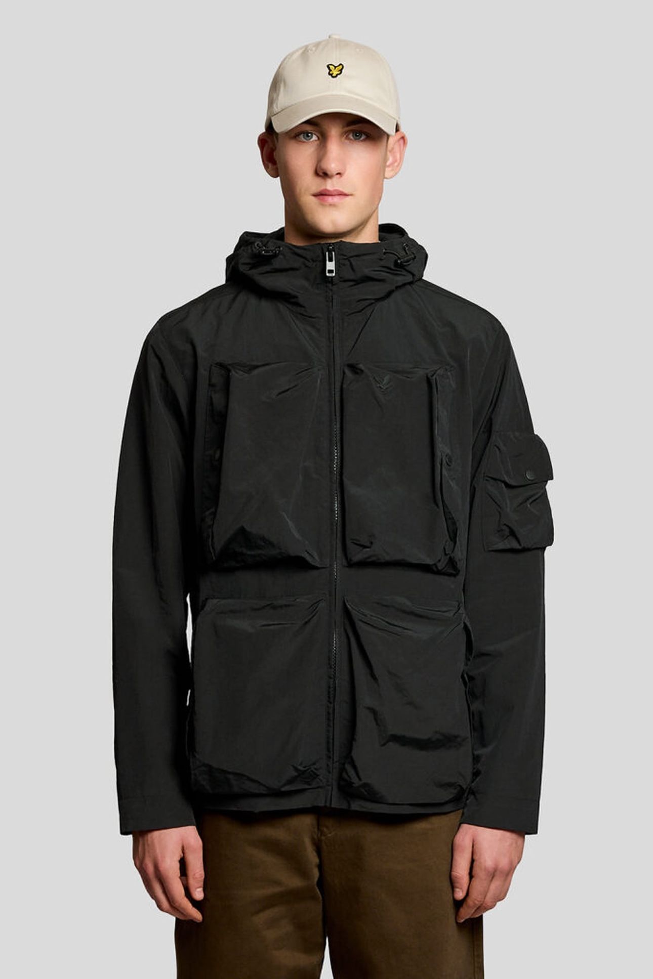 LIGHTWEIGHT RIPSTOP WINDCHEATER JET BLACK 1