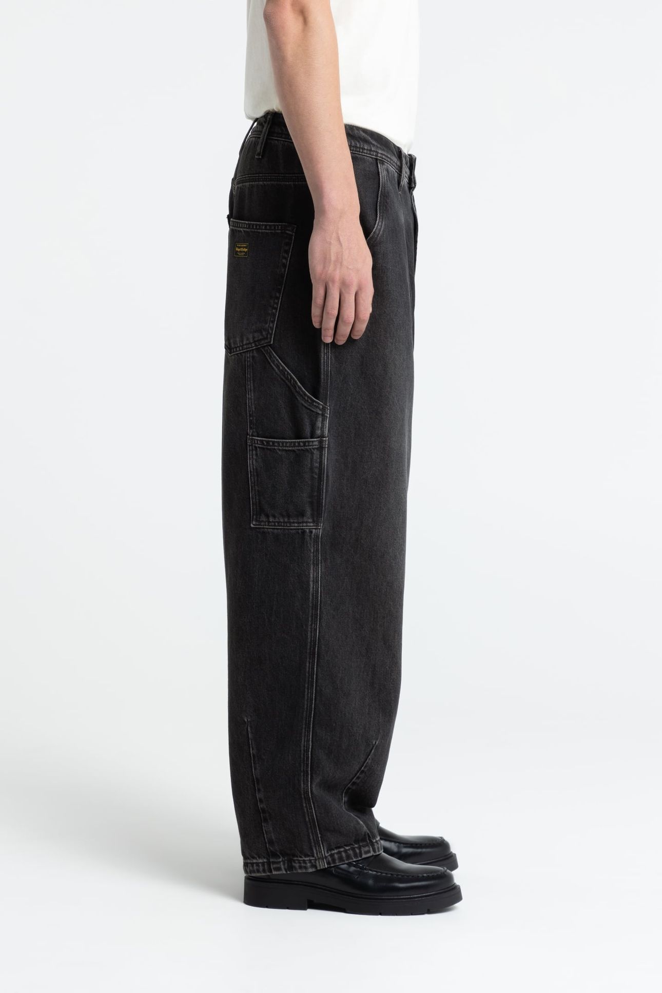 SABIUM PANTS VILMA BROWN BLACK WORN 4