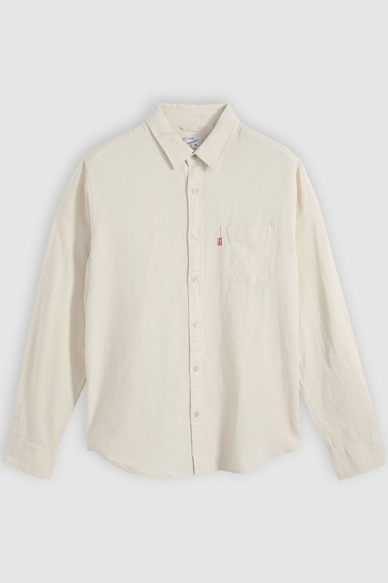 SUNSET ONE POCKET COTTON LINEN SHIRT 5