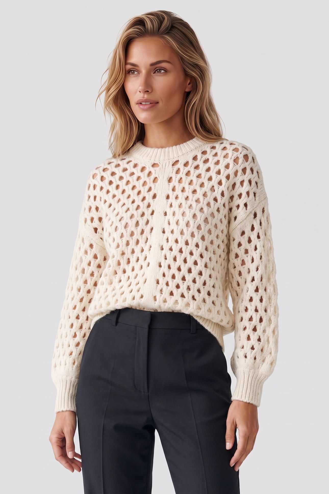 TANE SWEATER ECRU 1