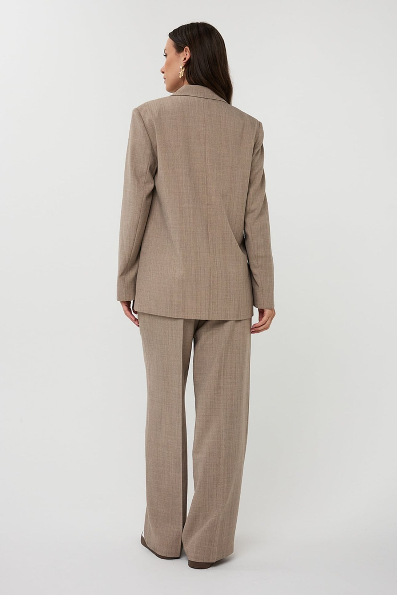 BLAZER DOUBLE BREASTED MELANGE TAUPE MELANGE 3