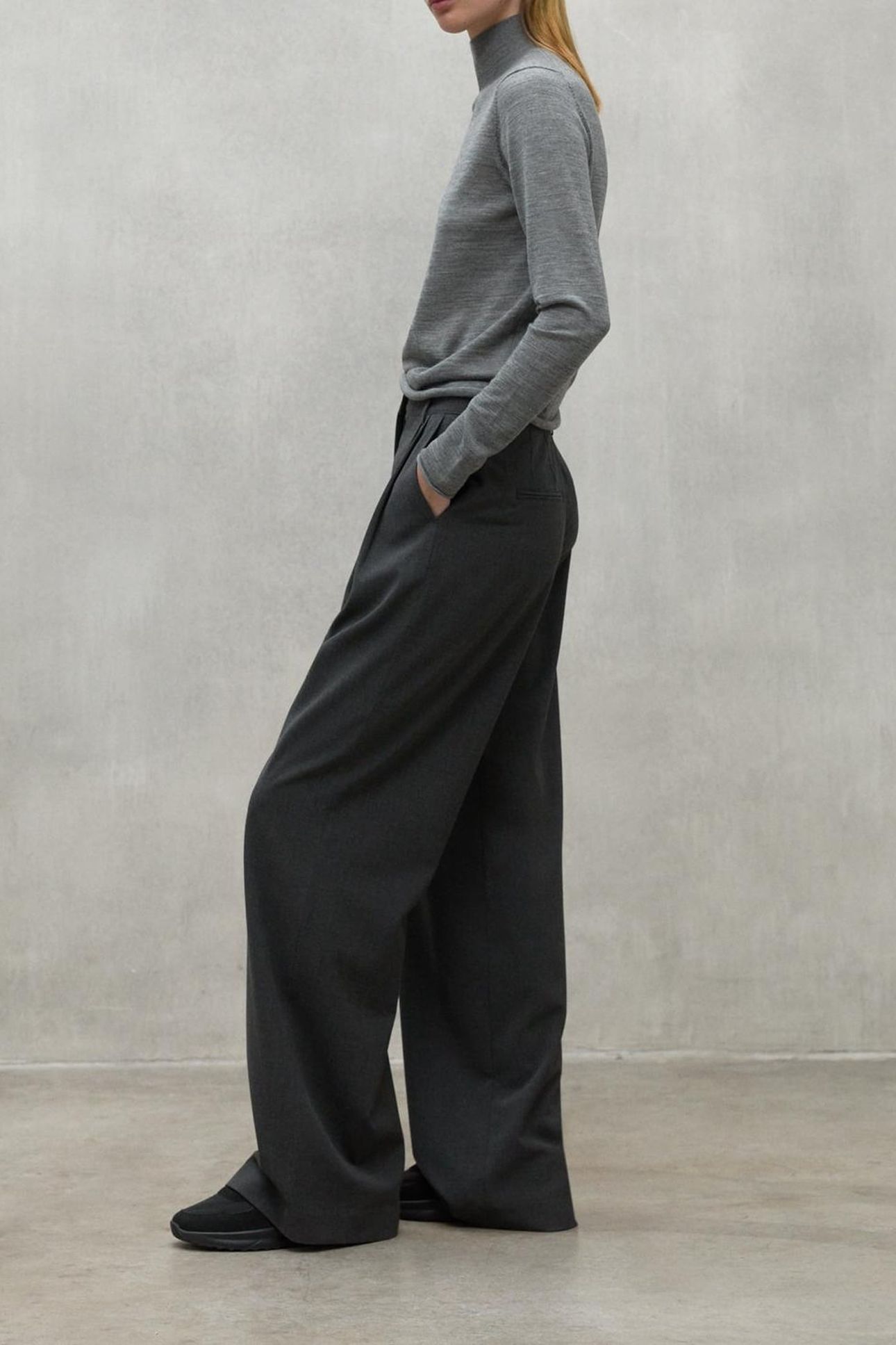FAYAALF KNIT GREY MELANGE 4