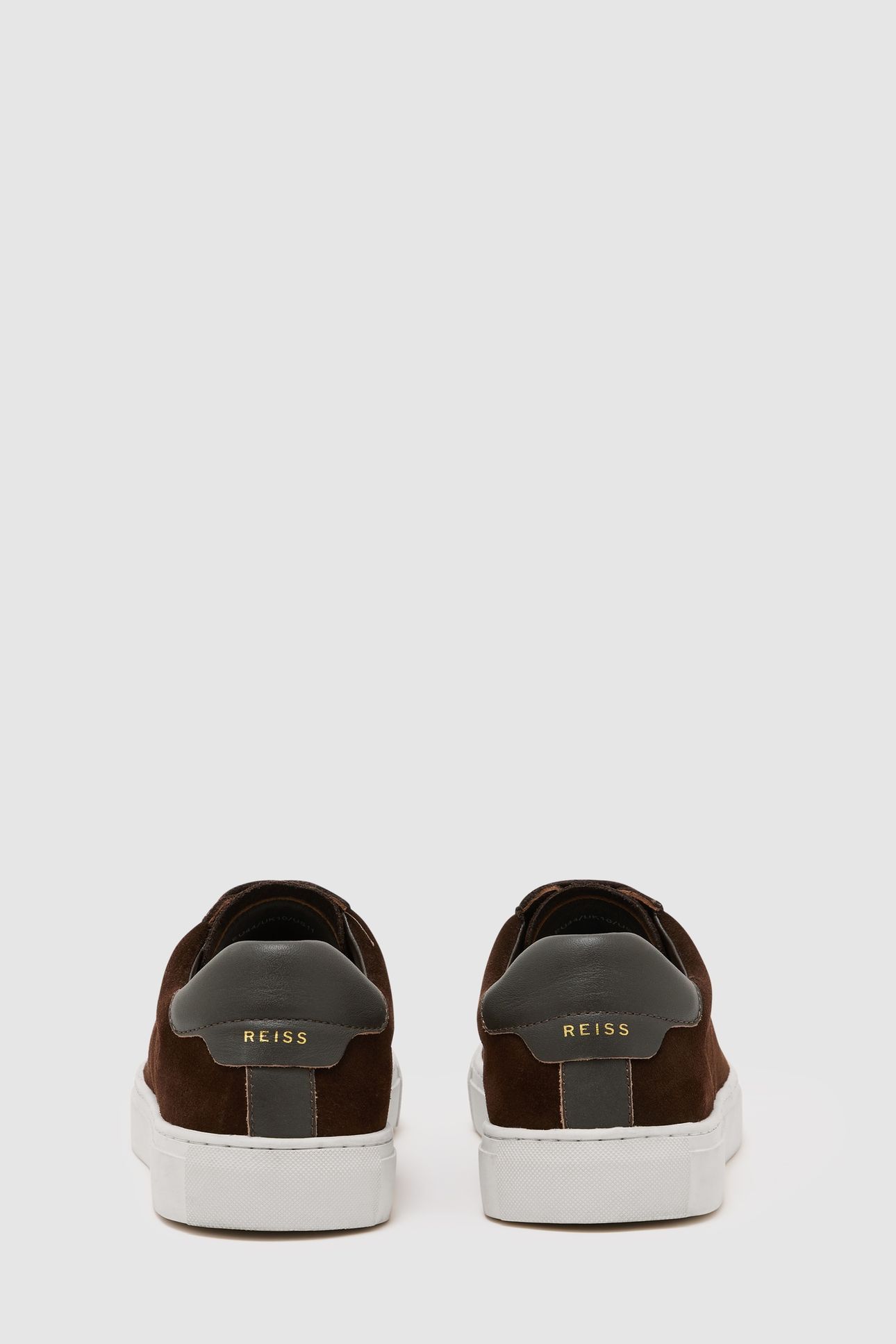 NUBUCK LOW TOP TRAINER CHOCOLATE BROWN 2