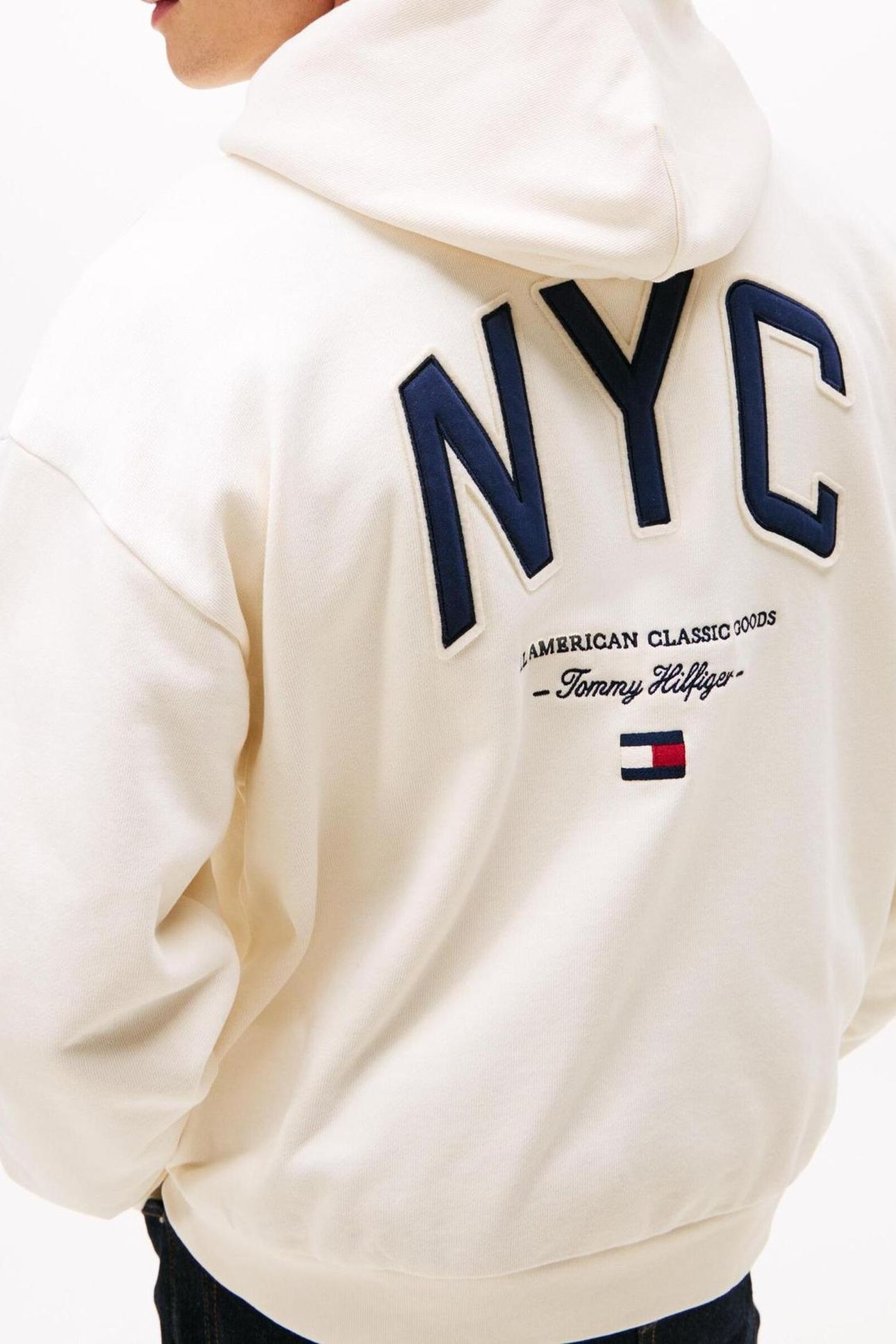 PREP ZIP THRU HOODIE IVORY PETAL 3