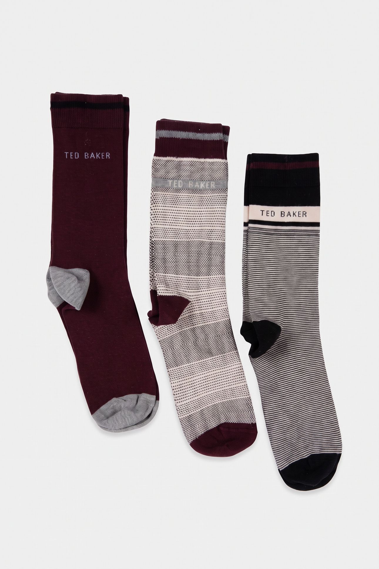 MIXEDG THREE PACK OF ANKLE SOCKS ASSORTED 2