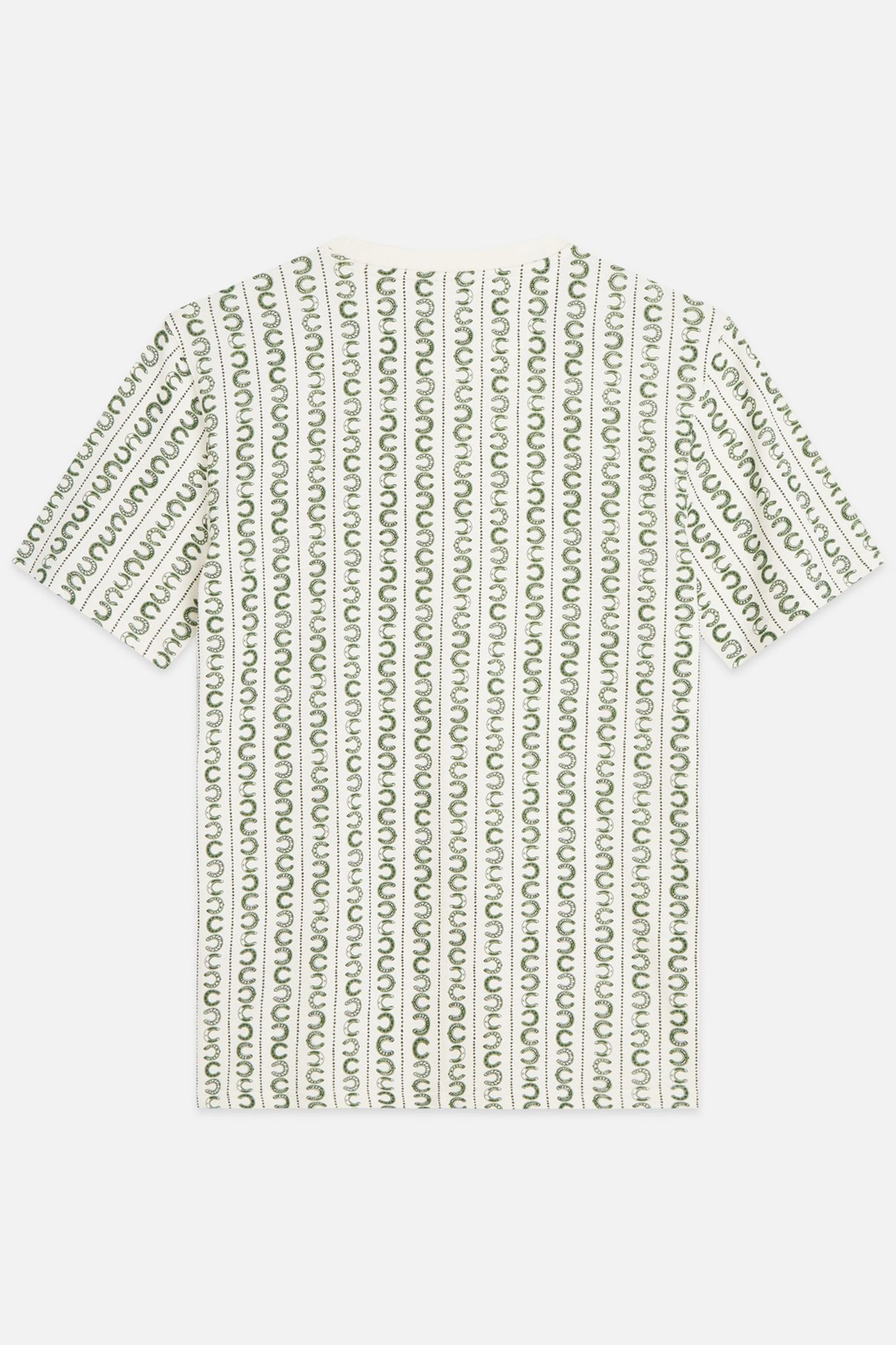 MICROPRINTED REGULARFIT TSHIRT LIGHT BEIGE 1