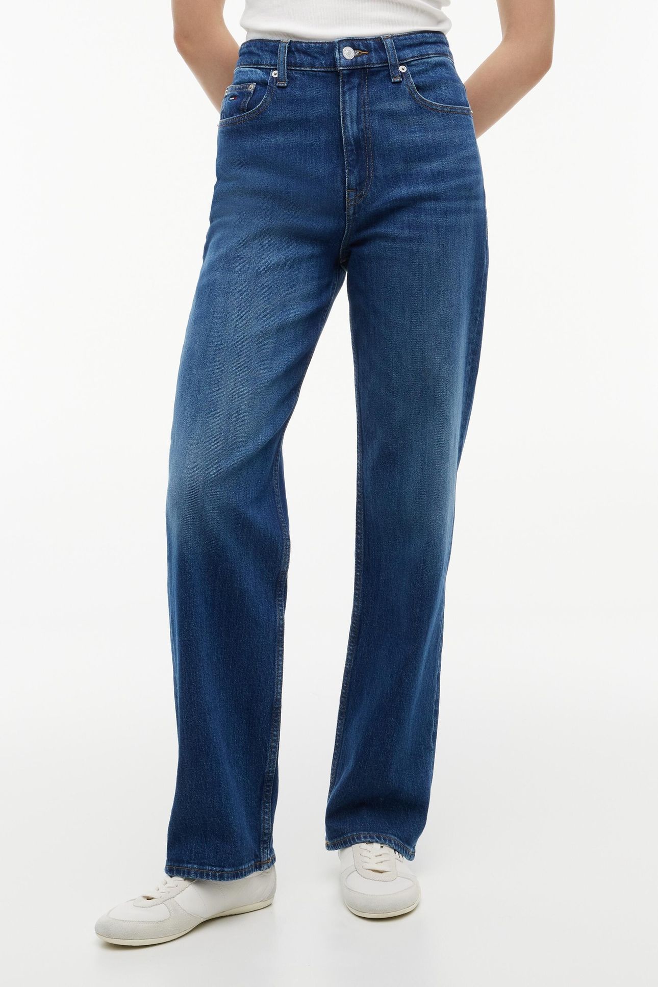 LAYLA HIGH RISE SLIM STRAIGHT DENIM DARK 1
