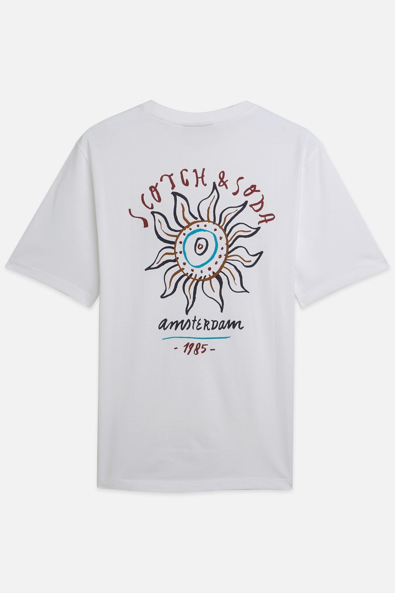 FRONT AND BACK ARTWORK REGULARFIT TSHIRT WHITE/PASTEL 5