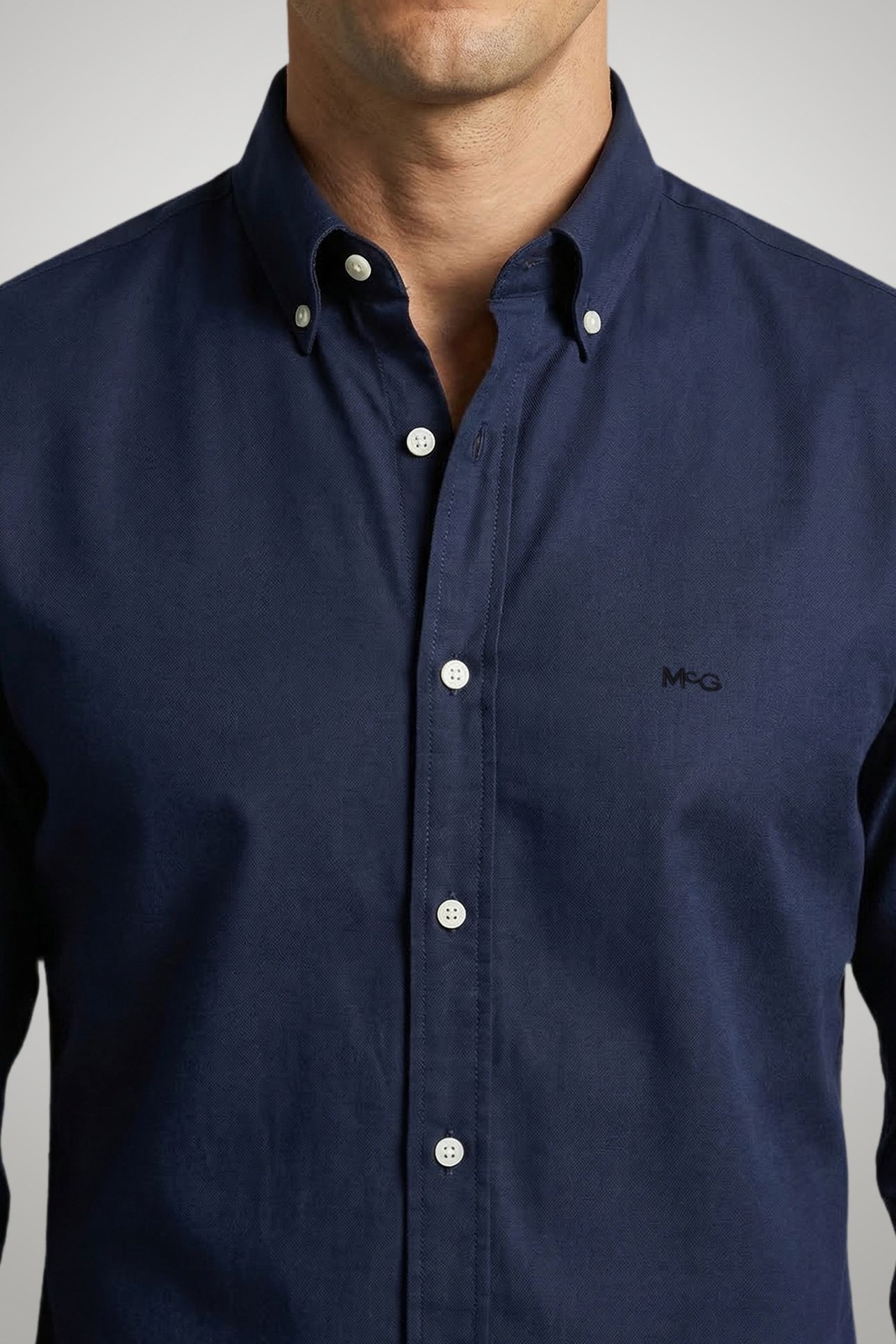 STRETCH PIQUE SHIRT NAVY 6
