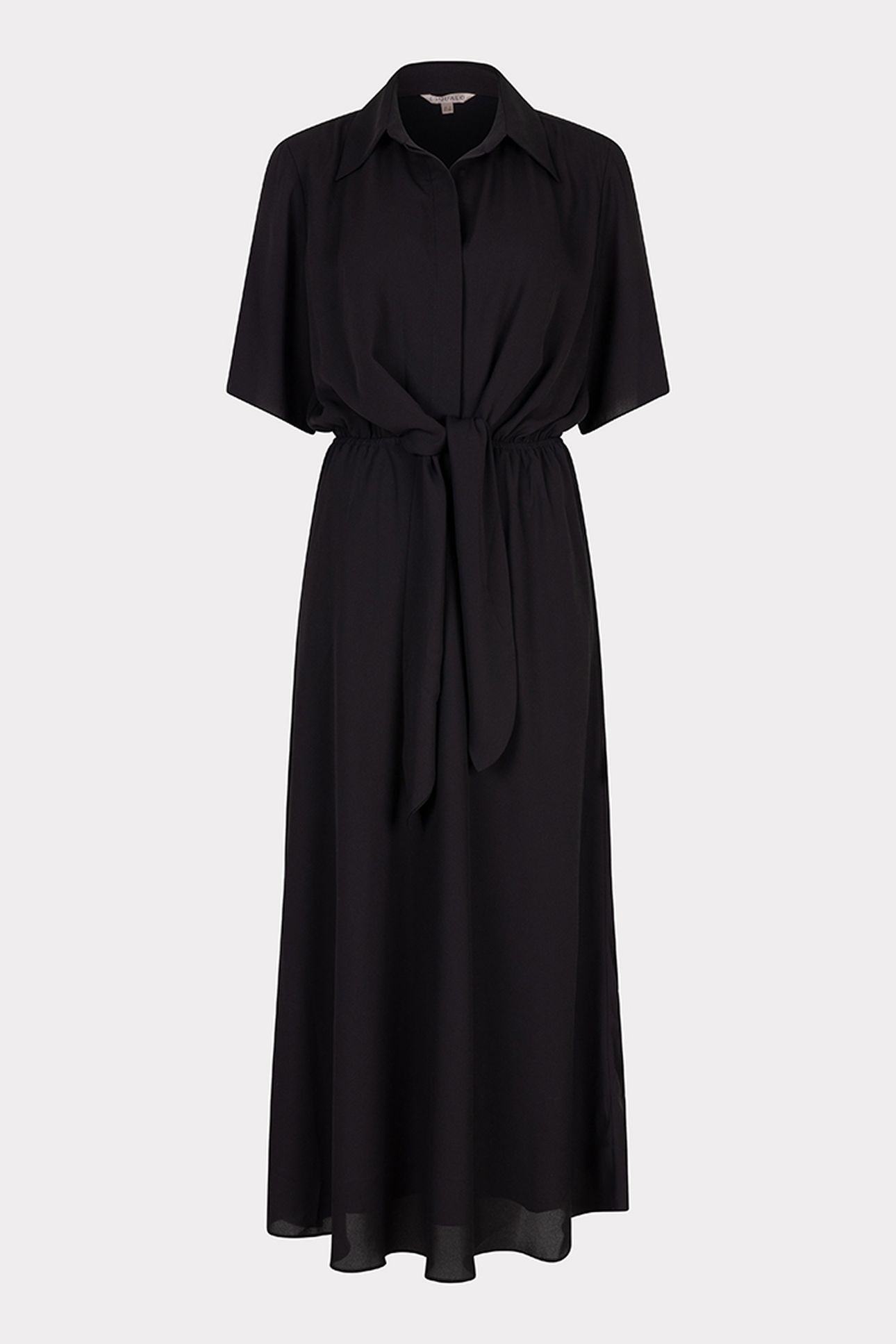 DRESS LONG KNOT S/SLVE BLACK 5