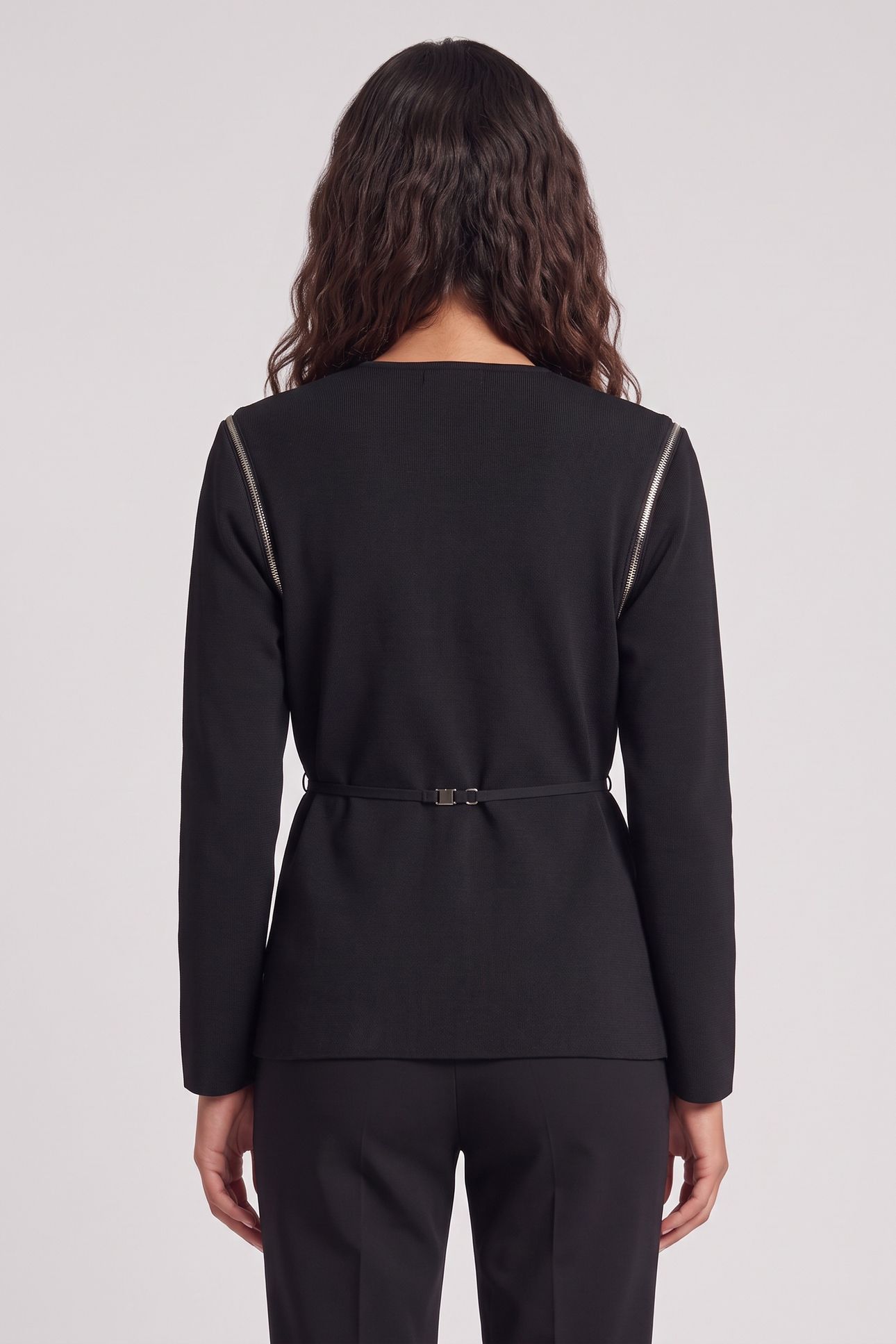 TRANSFORMER KNIT CARDIGAN BLACK 2