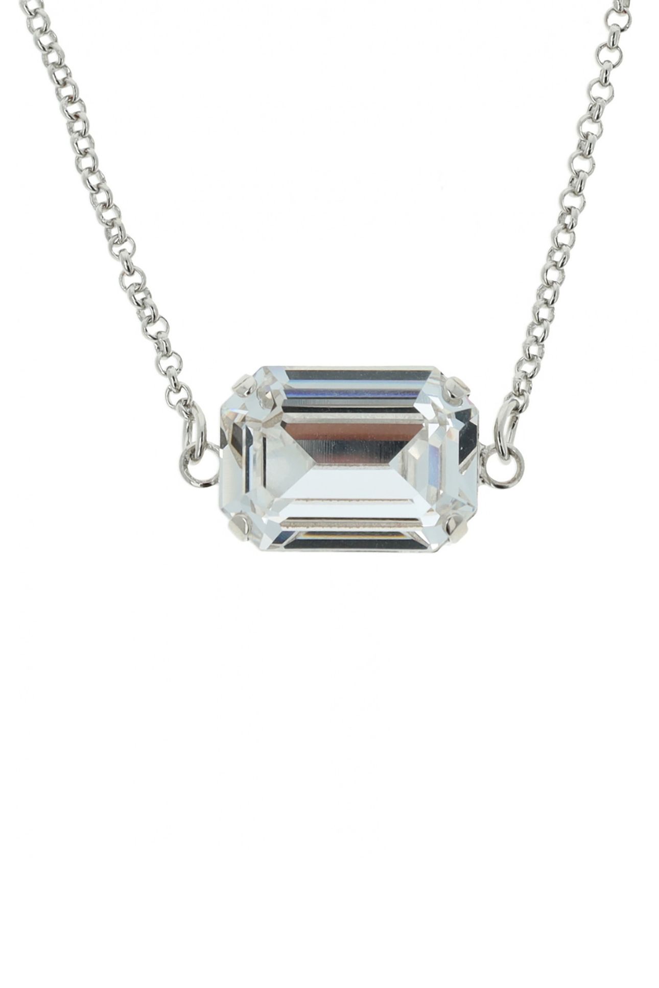 LADY DI BRACELET RHODIUM CRYSTAL 2