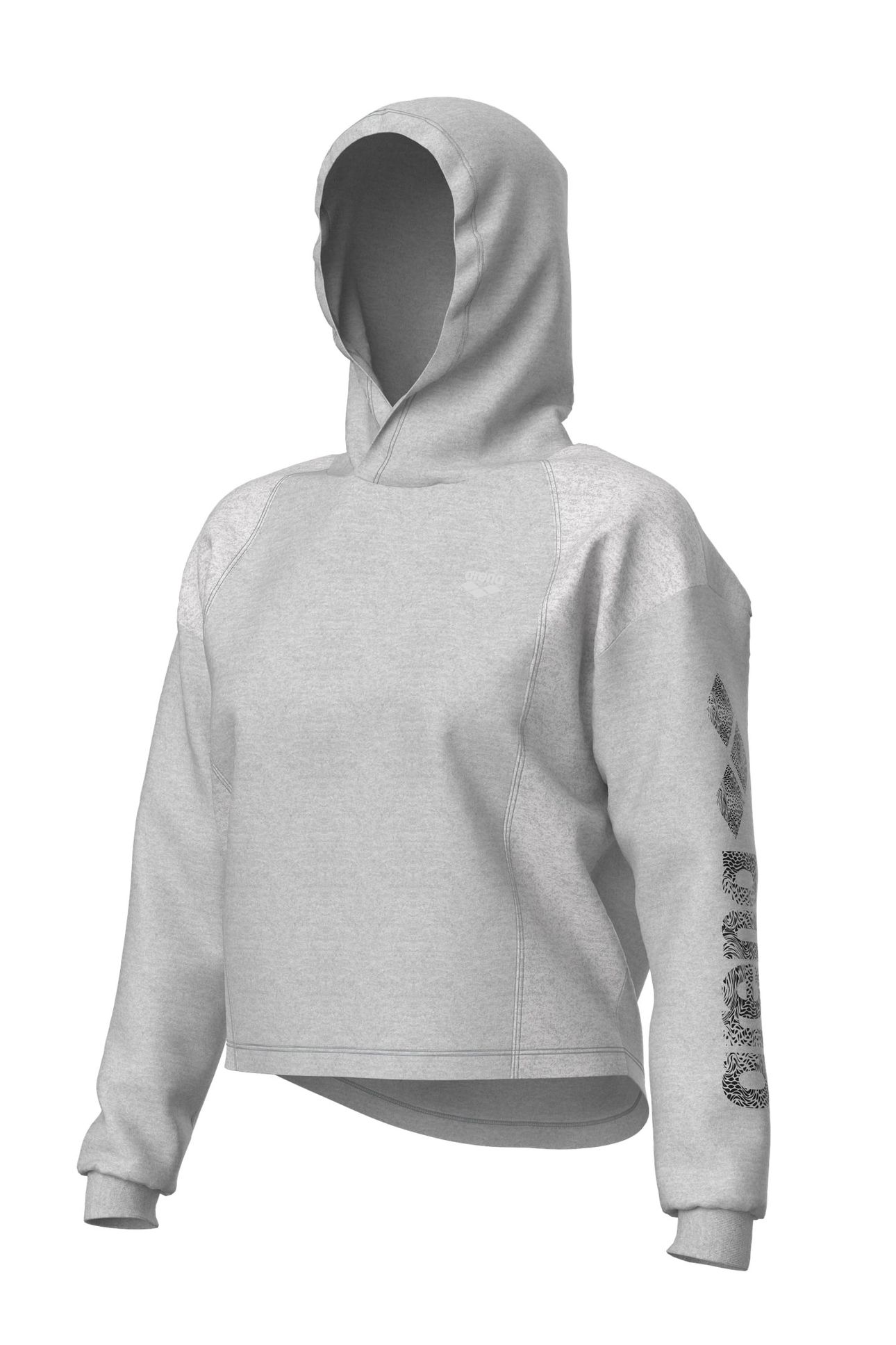 TEAM ESSENTIAL SWEAT SHIRT MEDIUM GREY HEATHER 3
