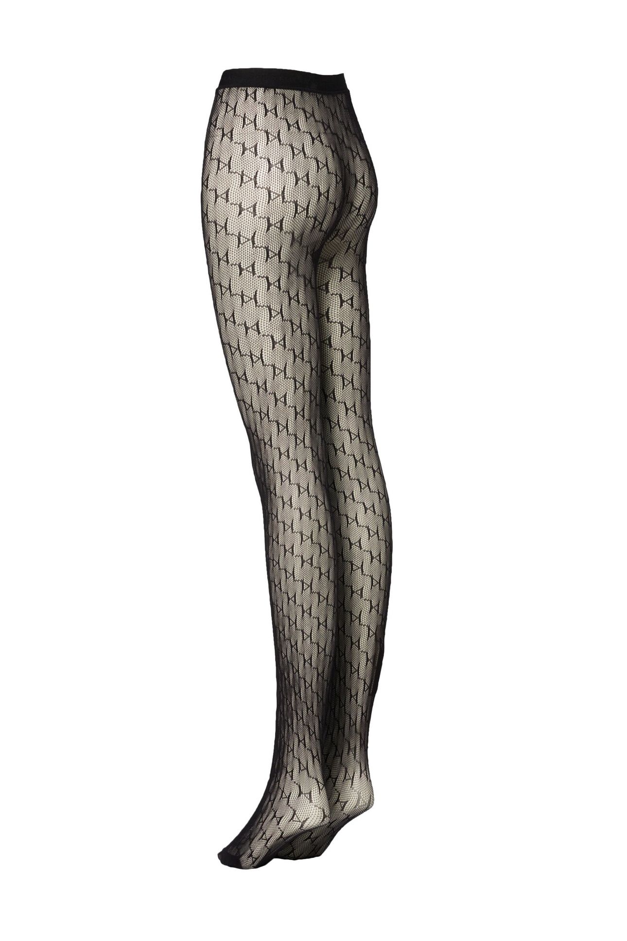 K/MONOGRAM PARTY TIGHTS BLACK 2