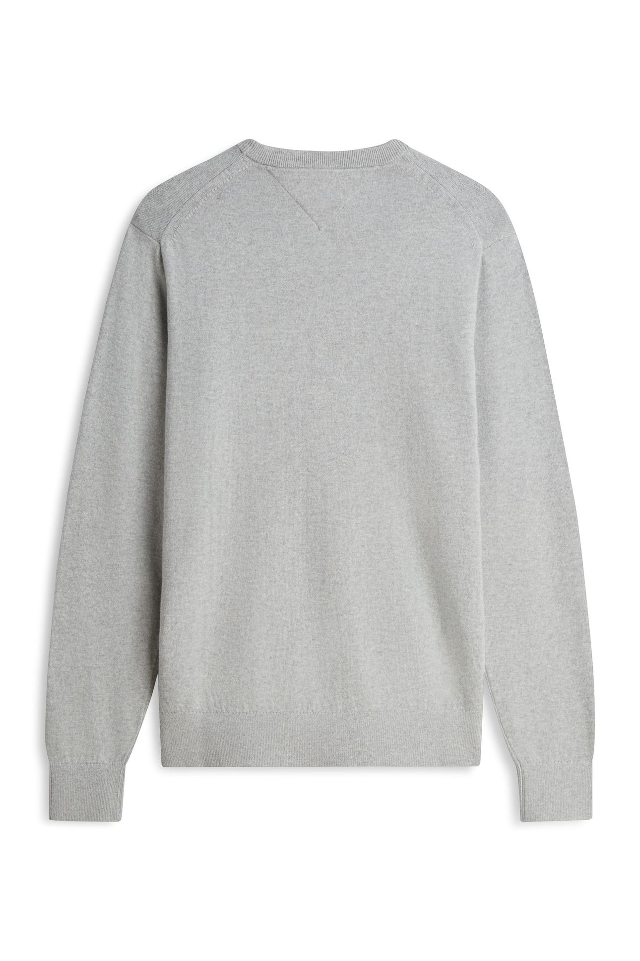 PIMA COTTON CASHMERE SWEATER LIGHT GREY HEATHER 5