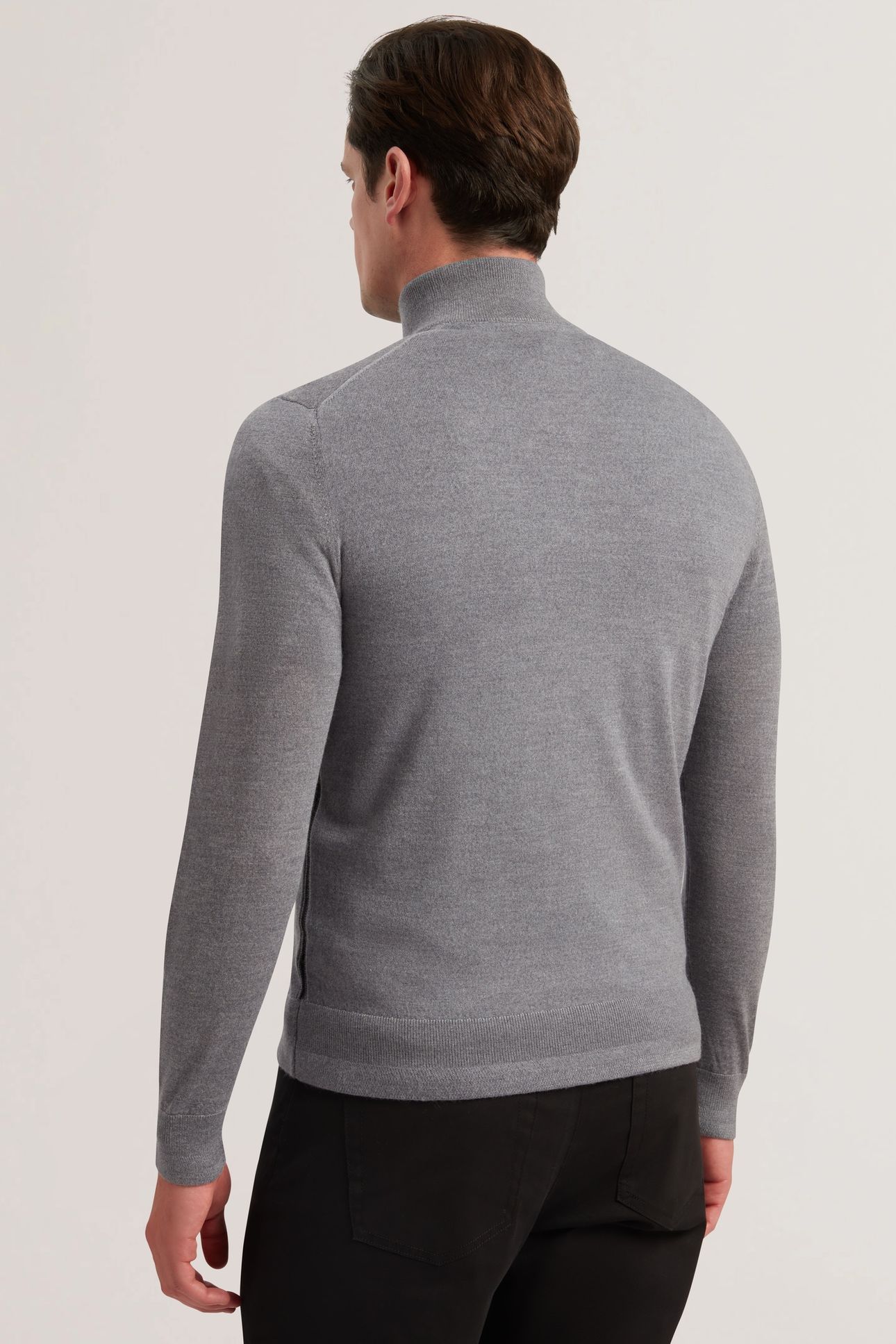 LIMEHAS LS MERINO CORE HALF ZIP CHARCOAL 3