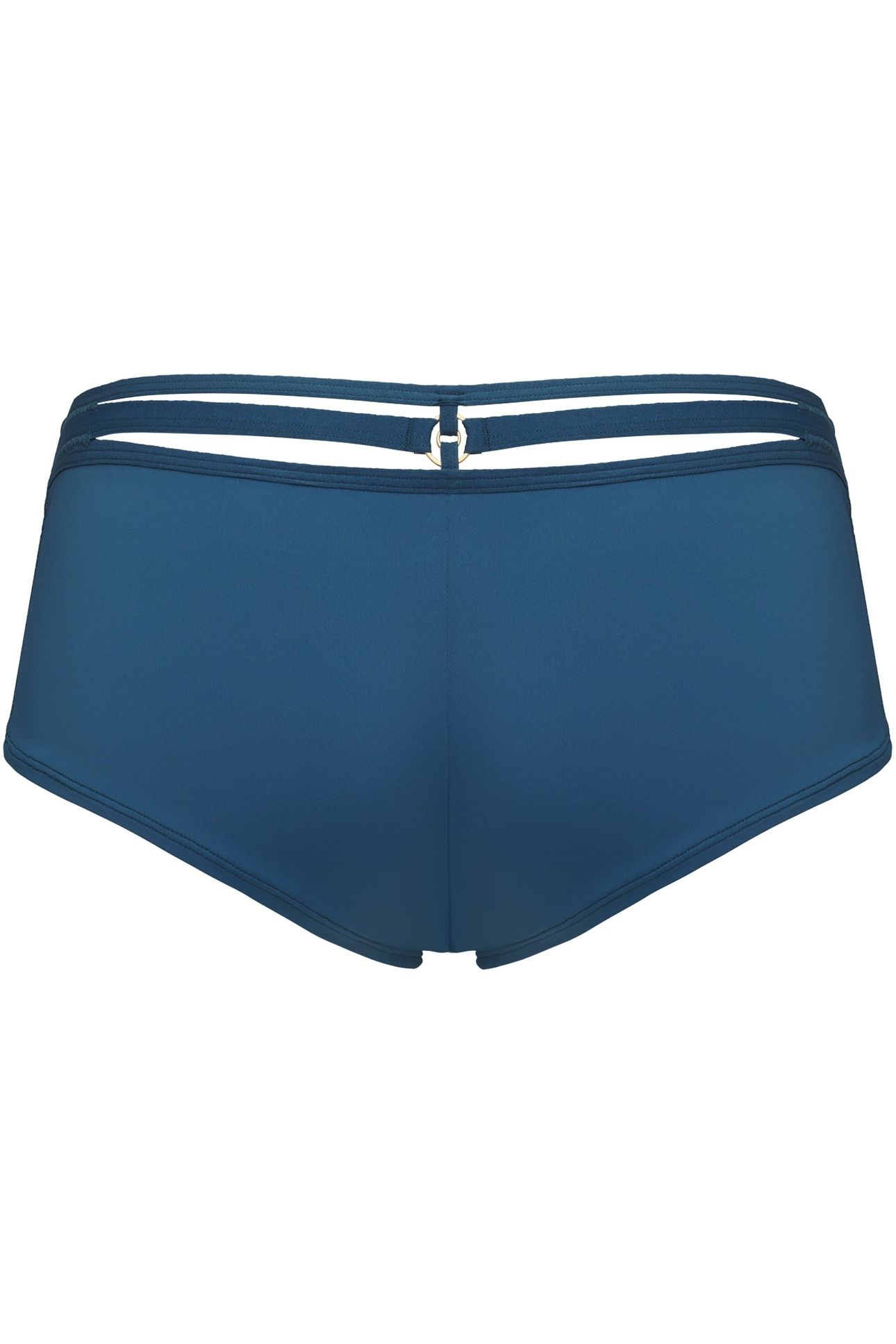 SPACE ODYSSEY TEAL LACE BRAZILIAN SHORTS 4
