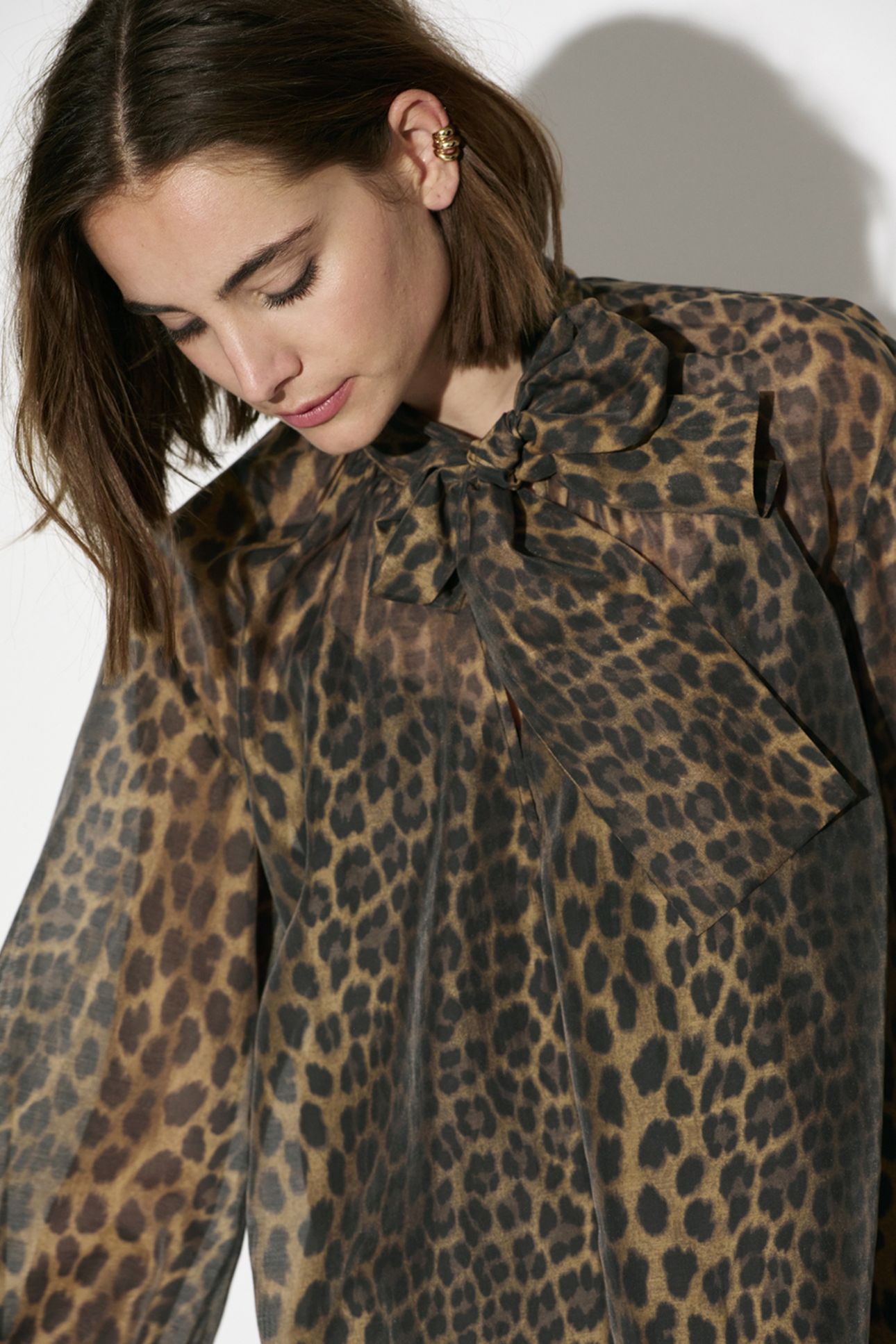 LEIGH LEOPARD DRESS MULTICOLOUR 6